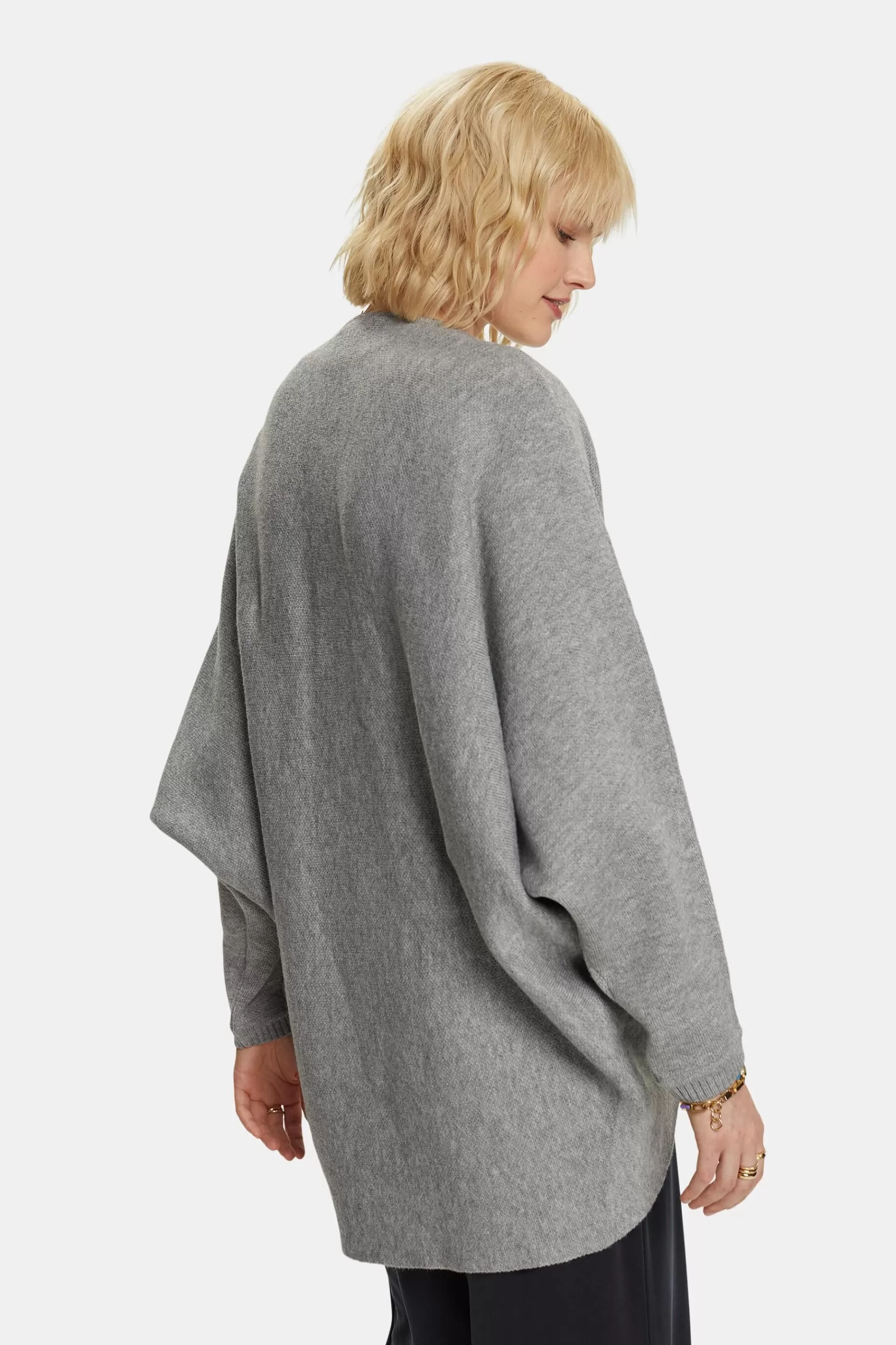 Recycelt: Cardigan mit Fledermausärmeln-ESPRIT Clearance
