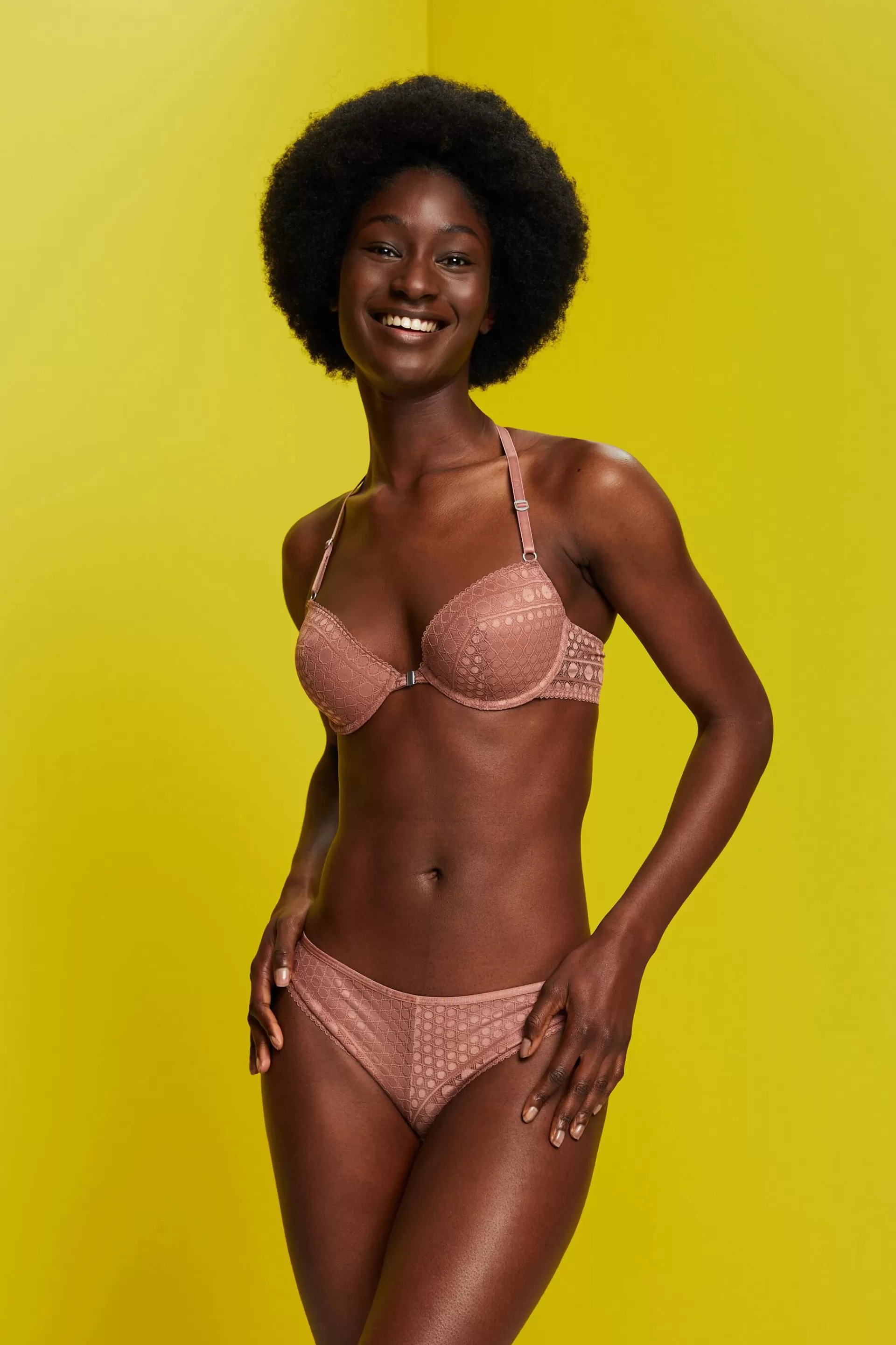 Recycelt: Hipster-Slip mit Spitze-ESPRIT Clearance