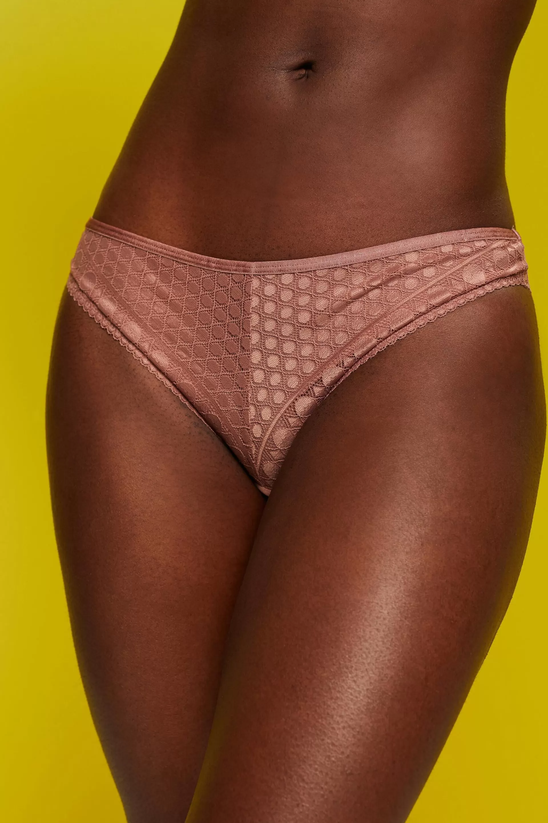 Recycelt: Hipster-Slip mit Spitze-ESPRIT Clearance