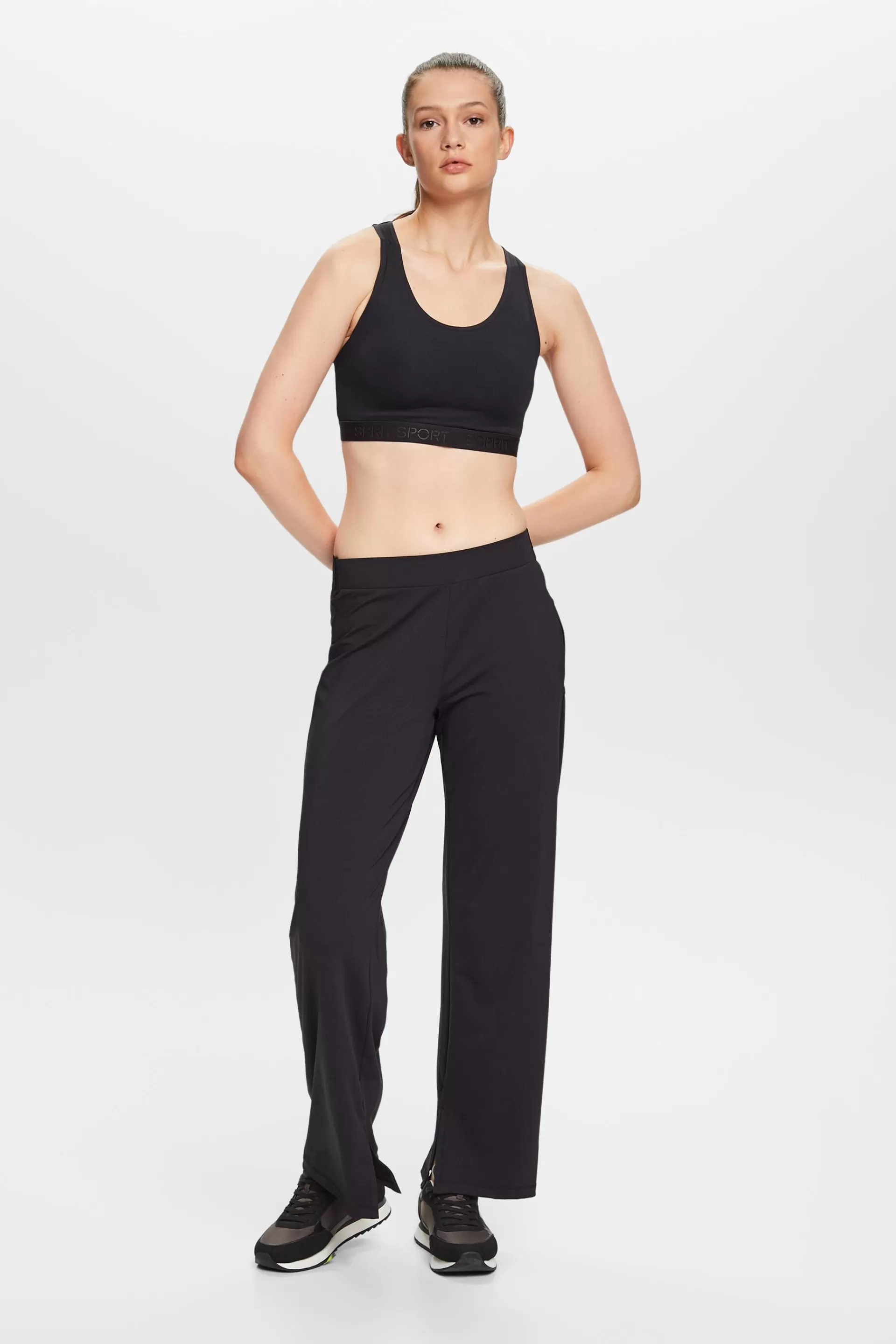 Recycelt: Hose mit weitem Bein-ESPRIT Sale