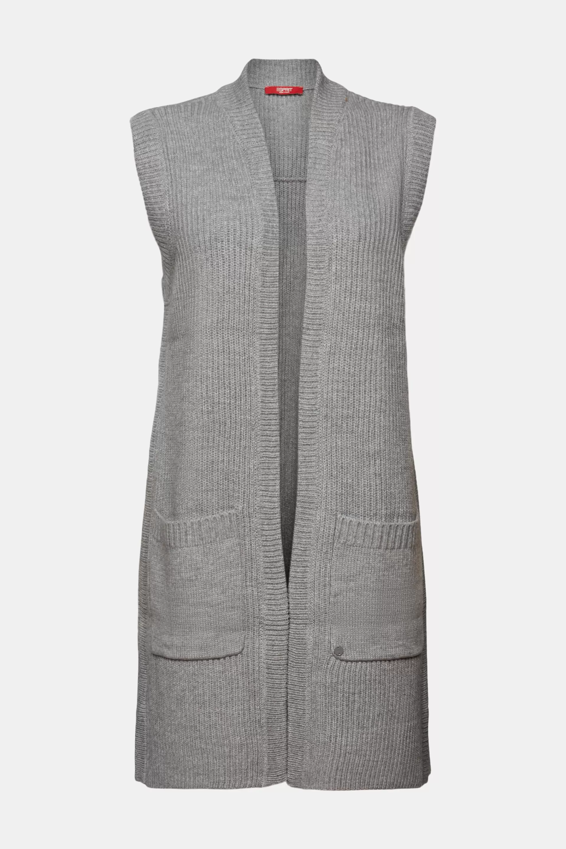 Recycelt: Langer ärmelloser Cardigan-ESPRIT Flash Sale