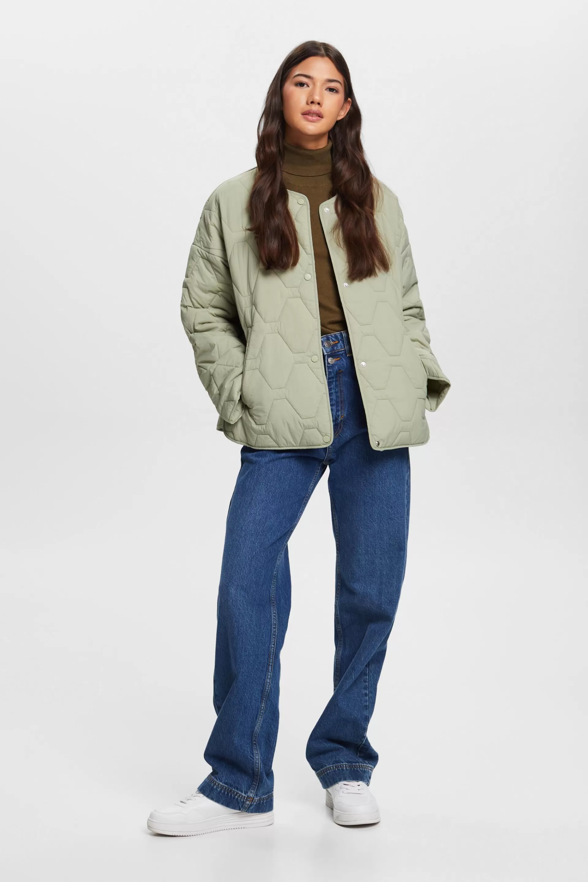 Recycelt: leichte Steppjacke-ESPRIT Discount
