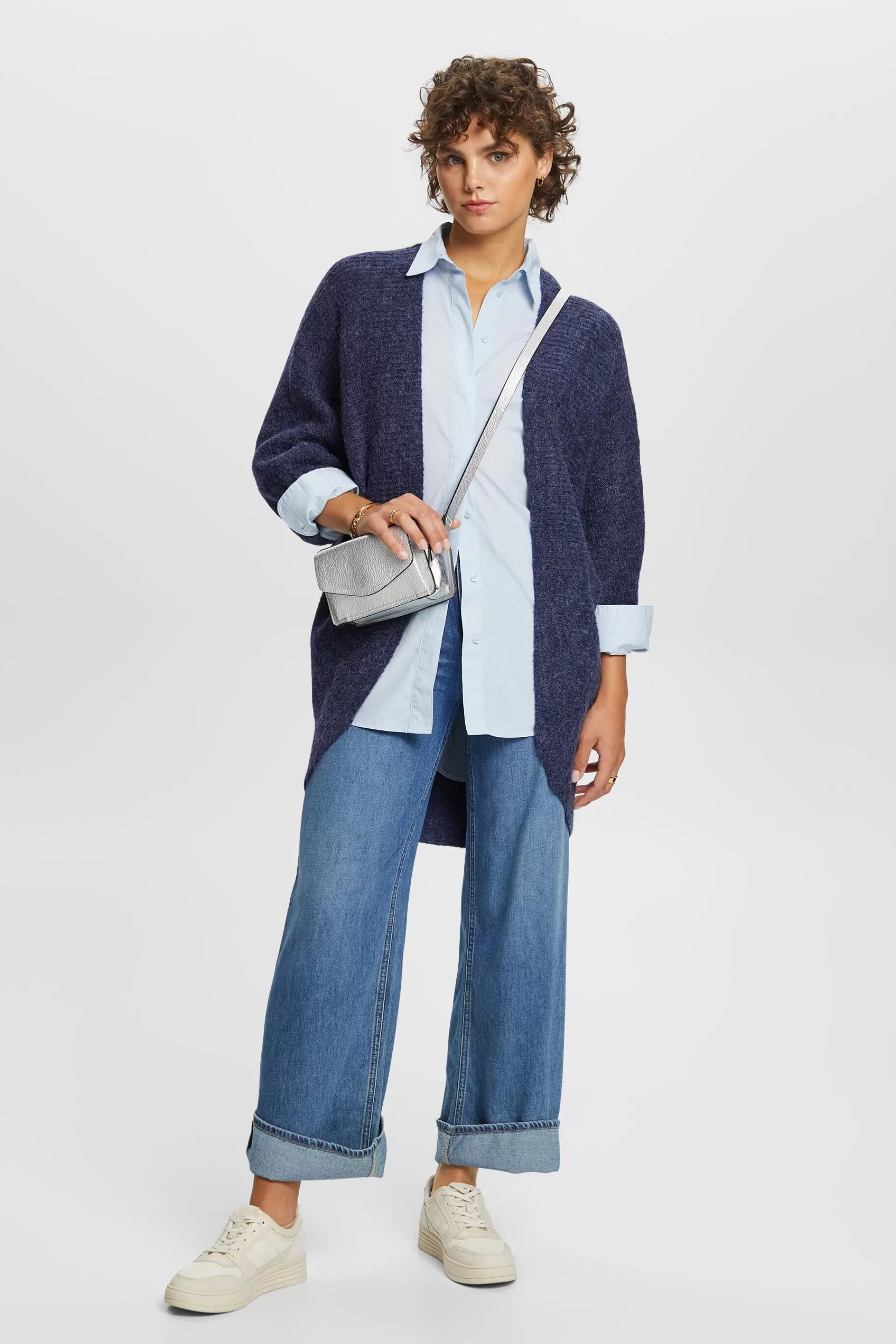 Recycelt: Poncho mit Fledermausärmeln-ESPRIT Discount