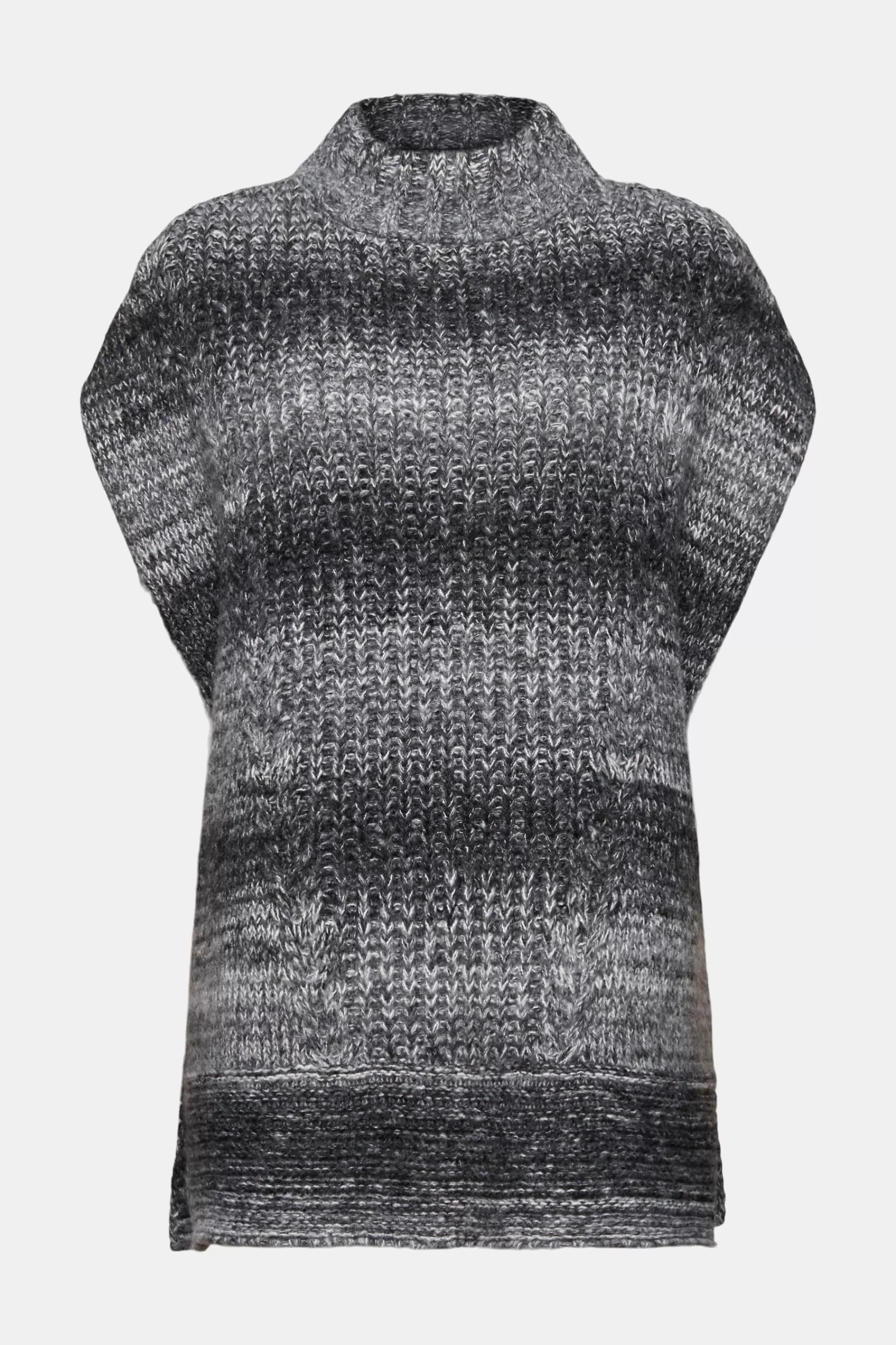 Recycelt: Poncho mit Stehkragen-ESPRIT Discount