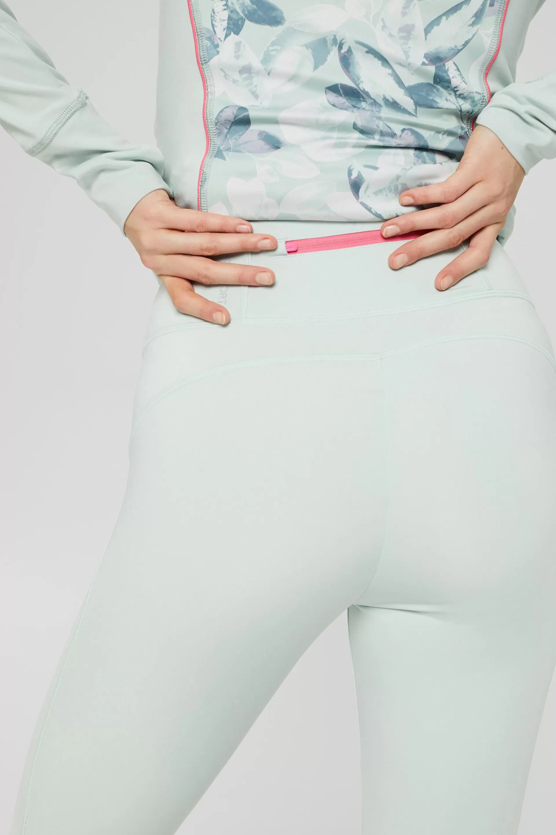 Recycelt: Stretch-Leggings mit E-Dry-ESPRIT Best