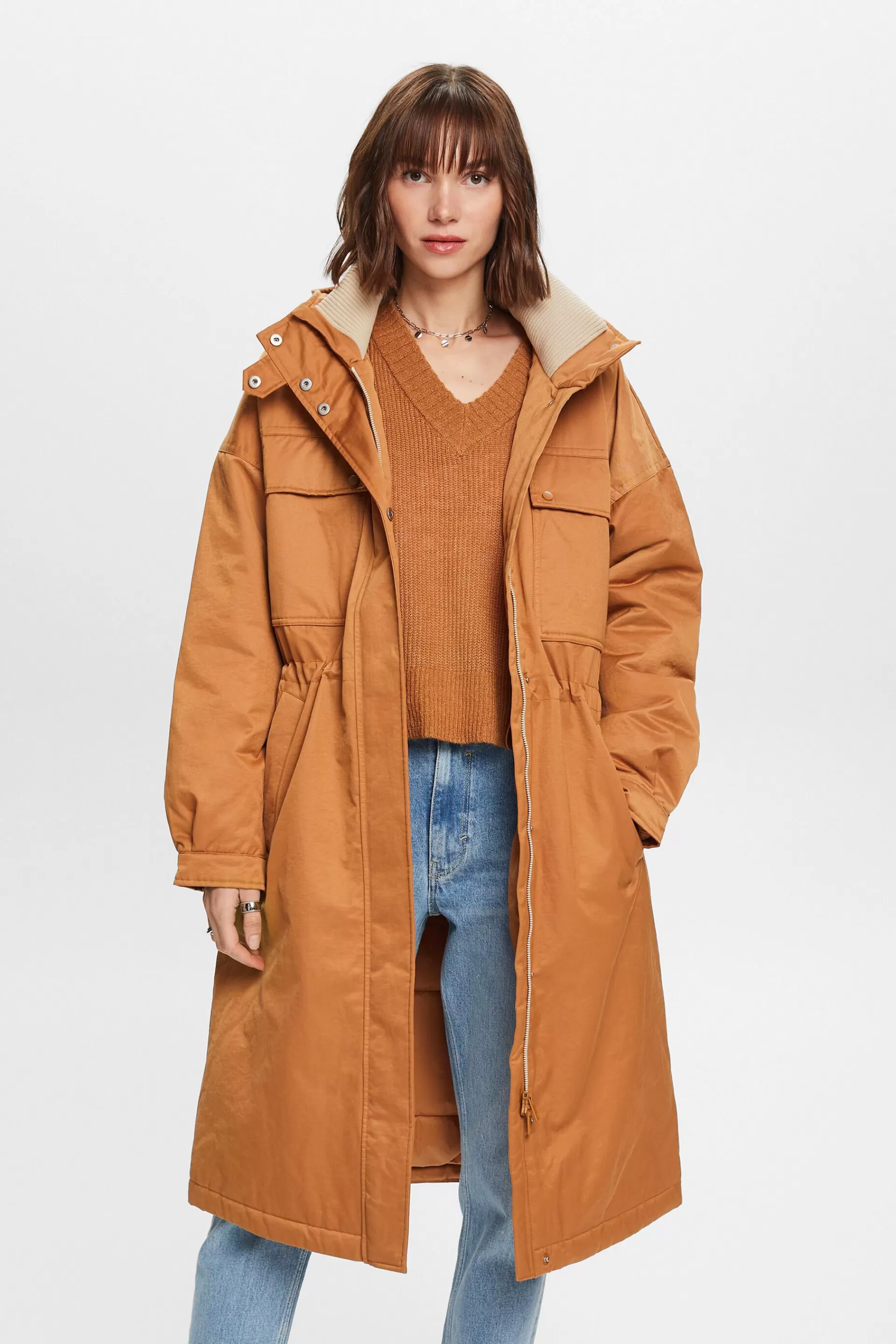 Recycelt: Wattierter Parka-ESPRIT Sale