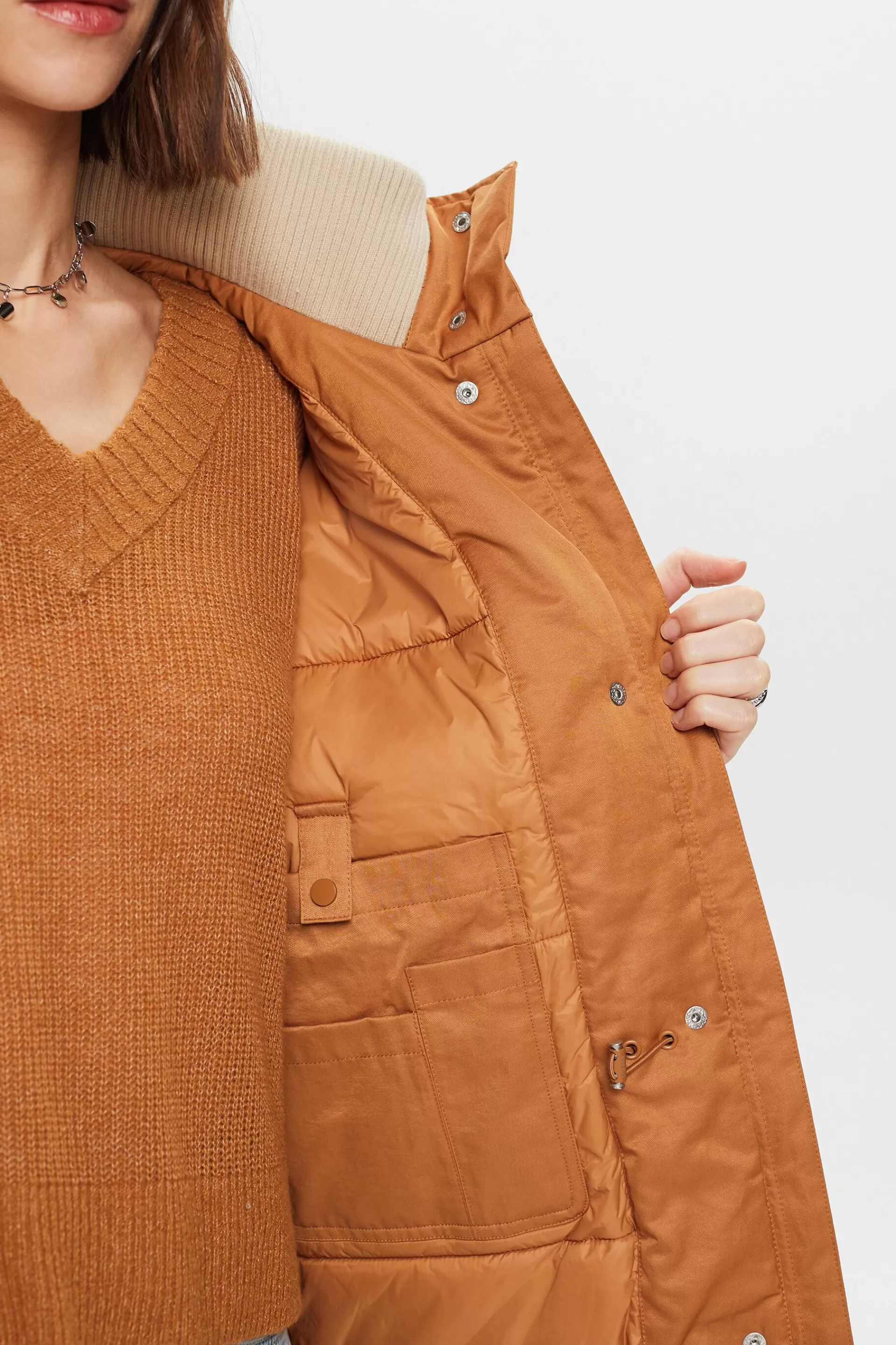 Recycelt: Wattierter Parka-ESPRIT Sale