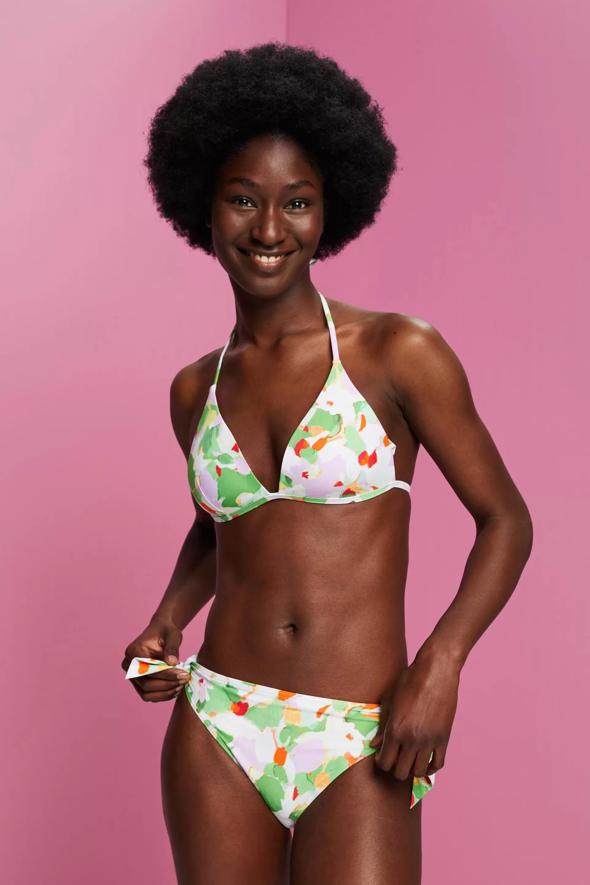 Recycelt: wattiertes Triangel-Top-ESPRIT Outlet