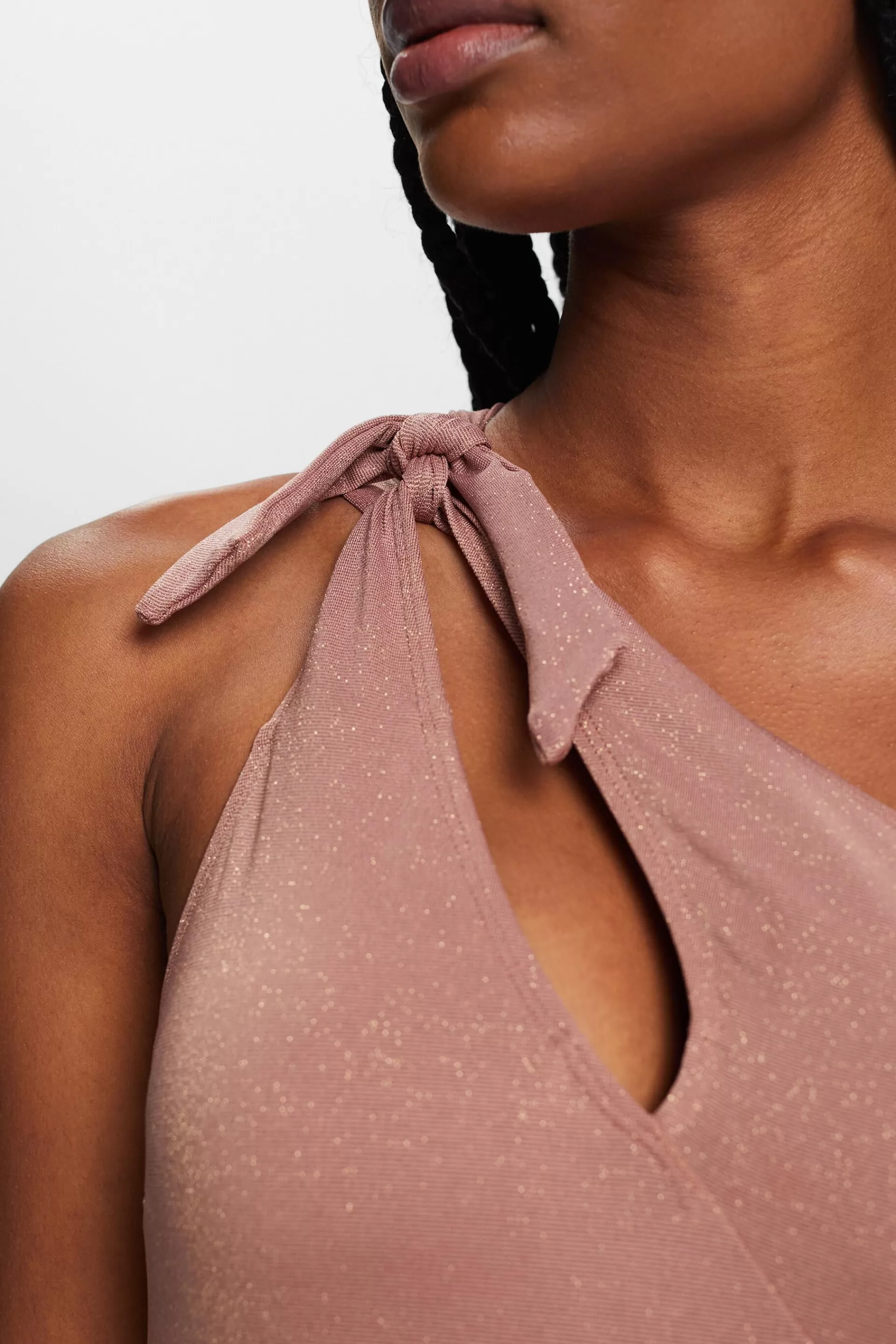 Recycled: Badeanzug mit Glitzereffekt-ESPRIT Fashion