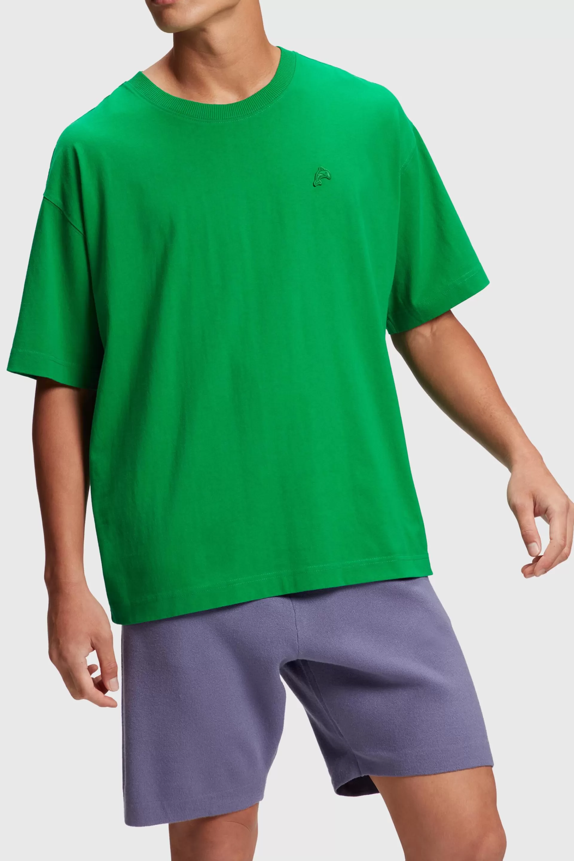 Relaxed Fit T-Shirt mit farbigem Dolphin-Batch-ESPRIT Clearance