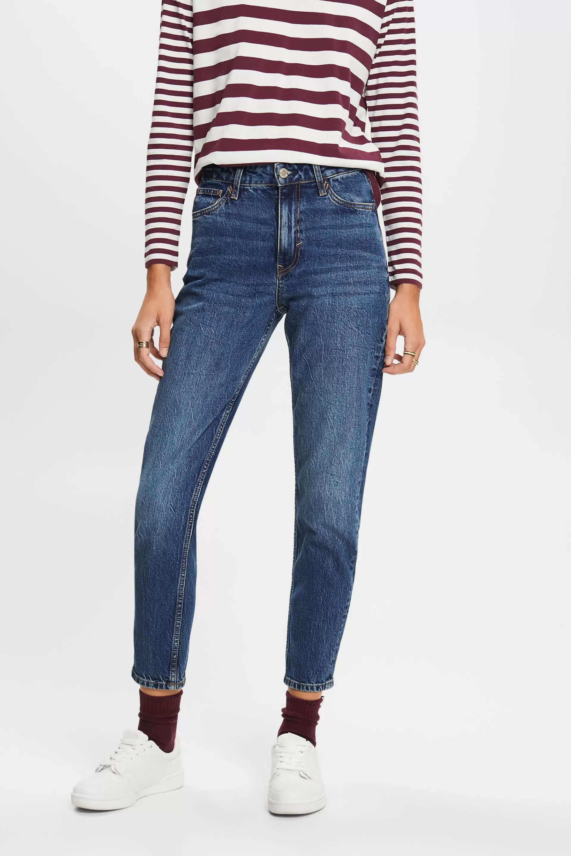 Retro-Classic-Jeans mit hohem Bund-ESPRIT Flash Sale