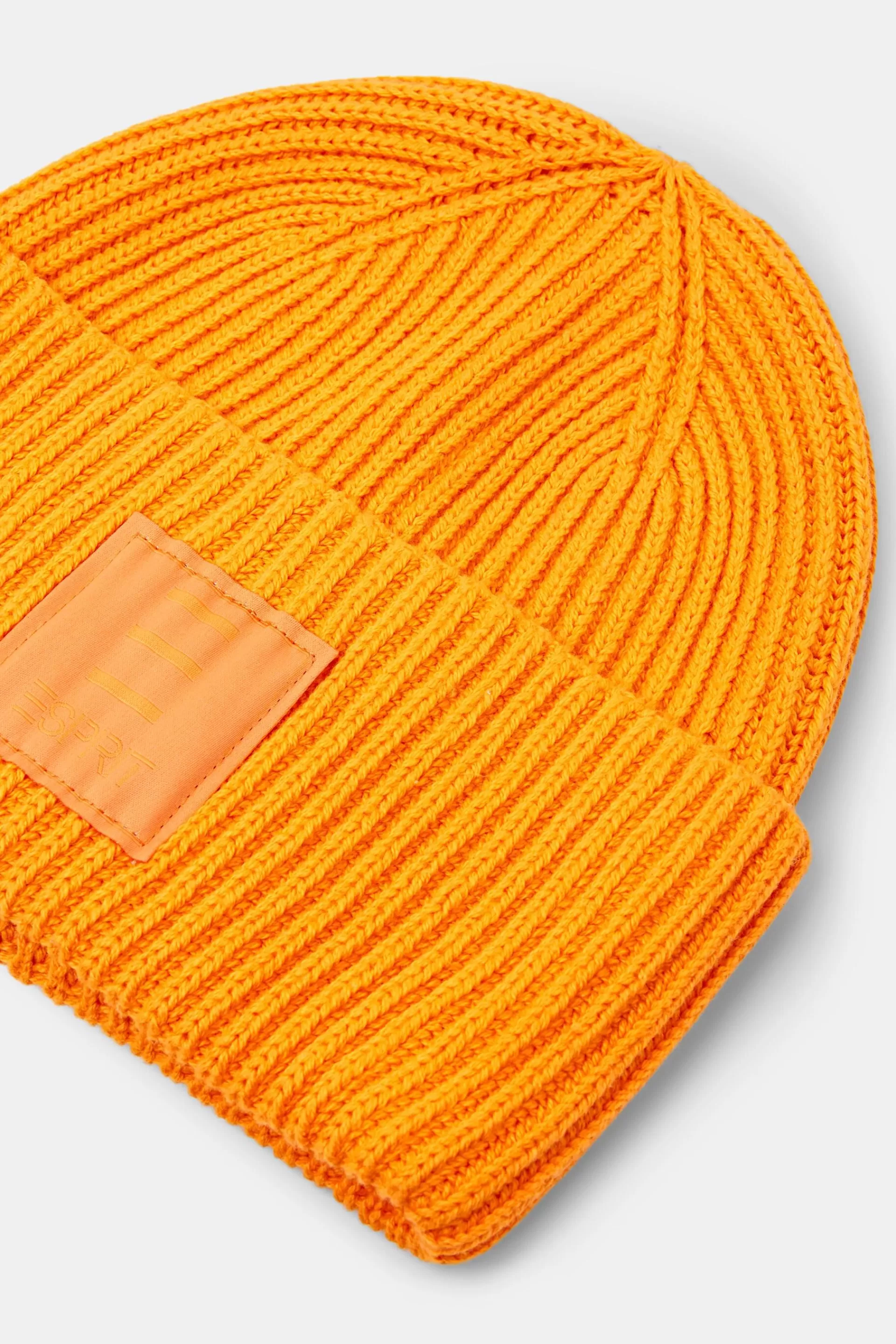 Rippstrick-Beanie aus Baumwolle-ESPRIT Flash Sale