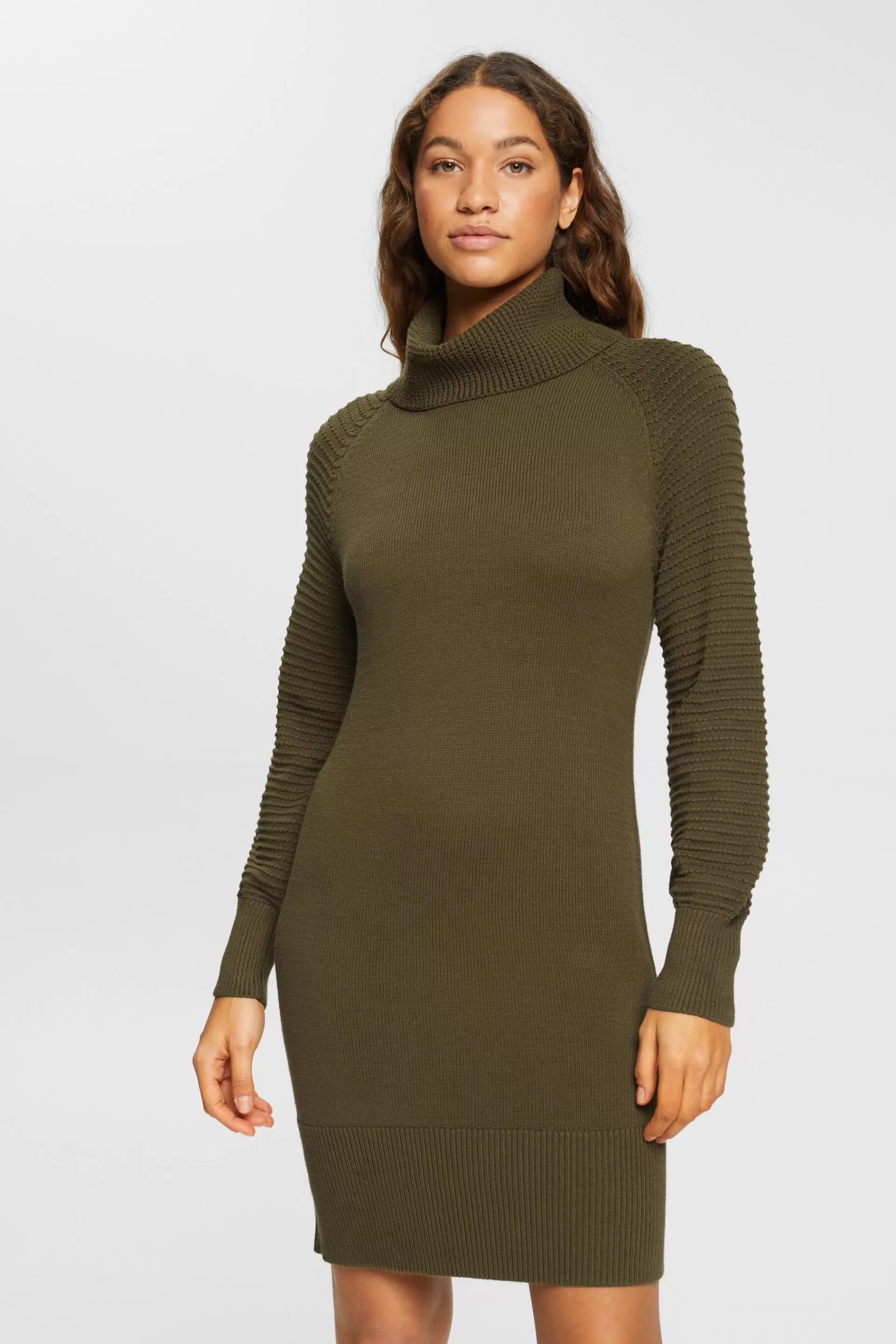 Rollkragen-Strickkleid-ESPRIT Best