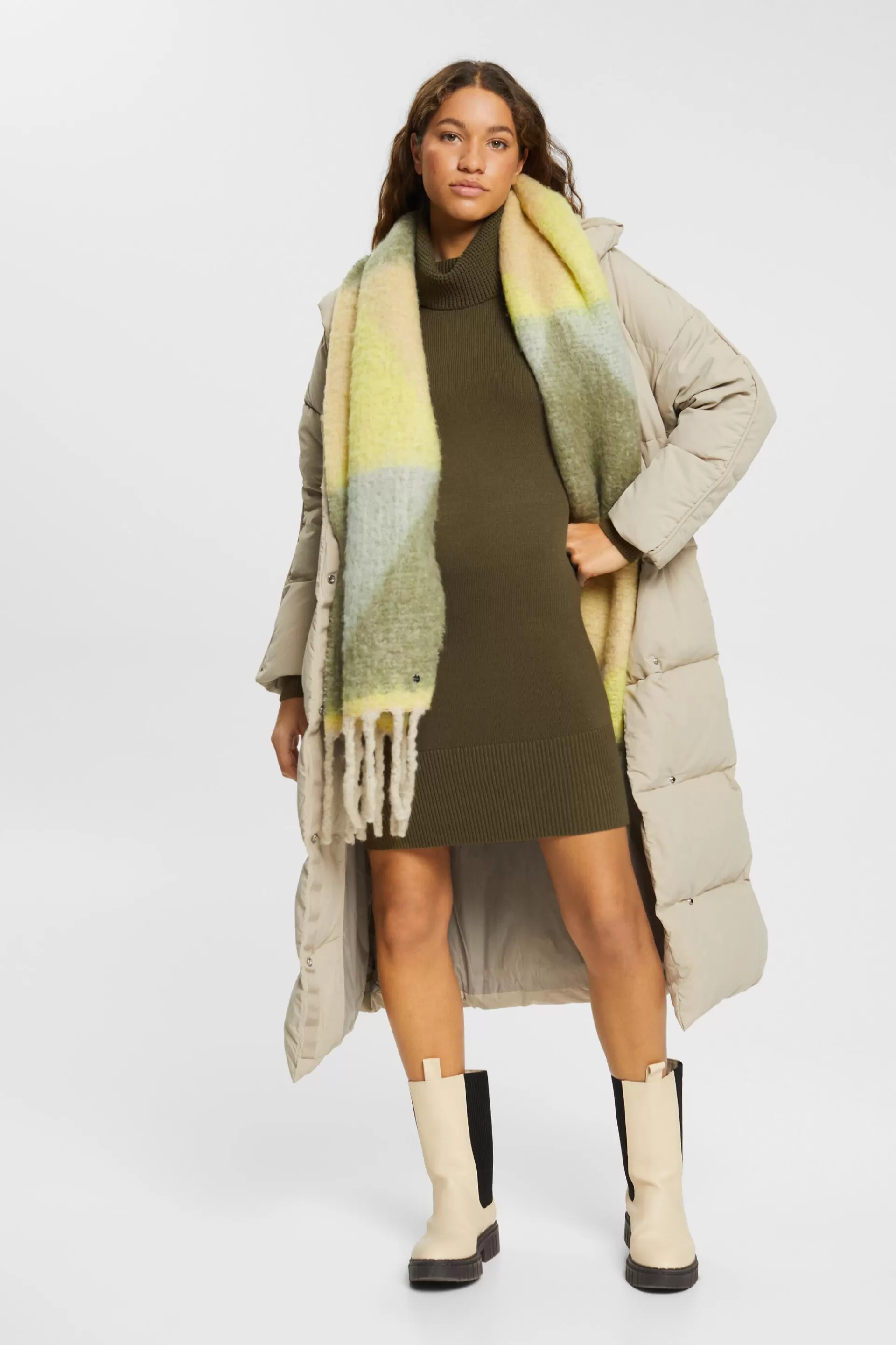 Rollkragen-Strickkleid-ESPRIT Best
