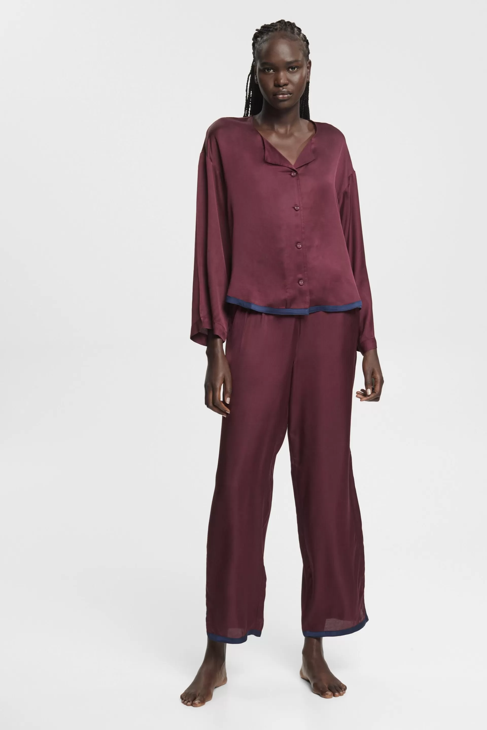Satin-Pyjama-ESPRIT Store