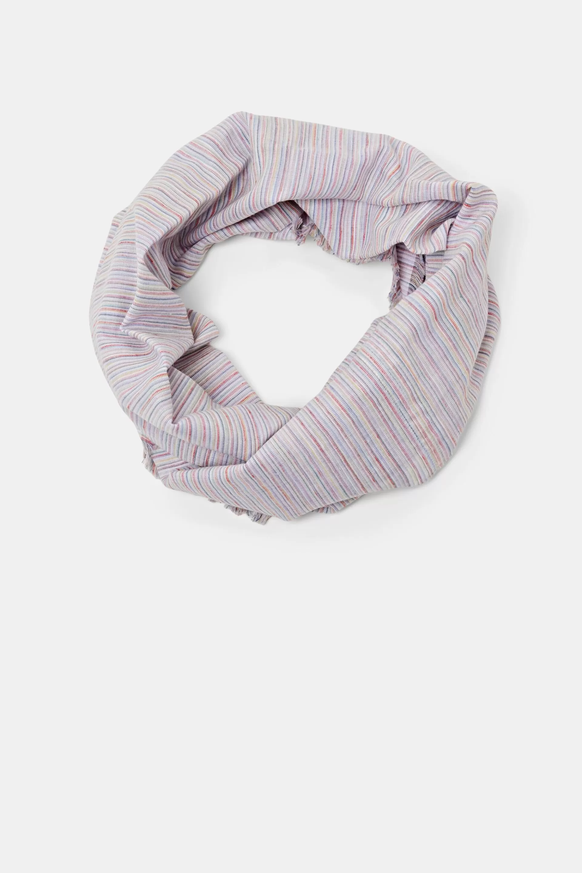 Schaltuch mit ungesäumter Kante und Print-ESPRIT Hot