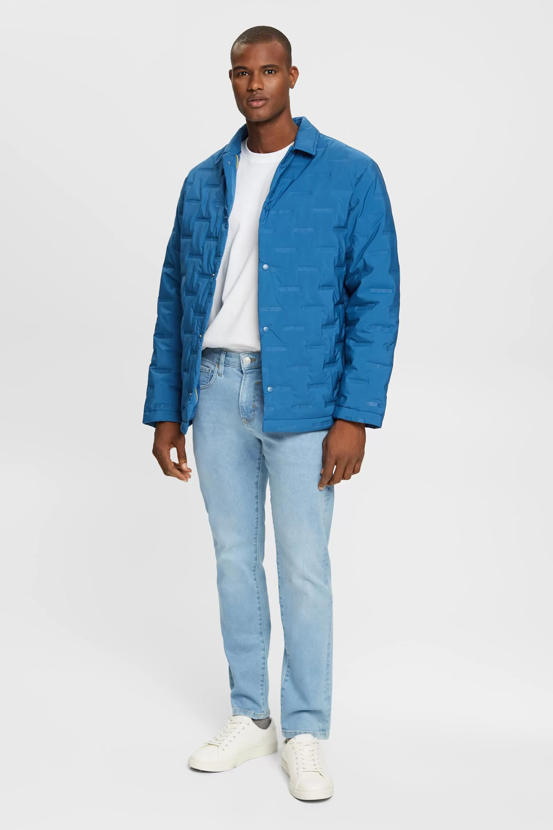 Schmale Jeans mit mittlerer Bundhöhe-ESPRIT Discount