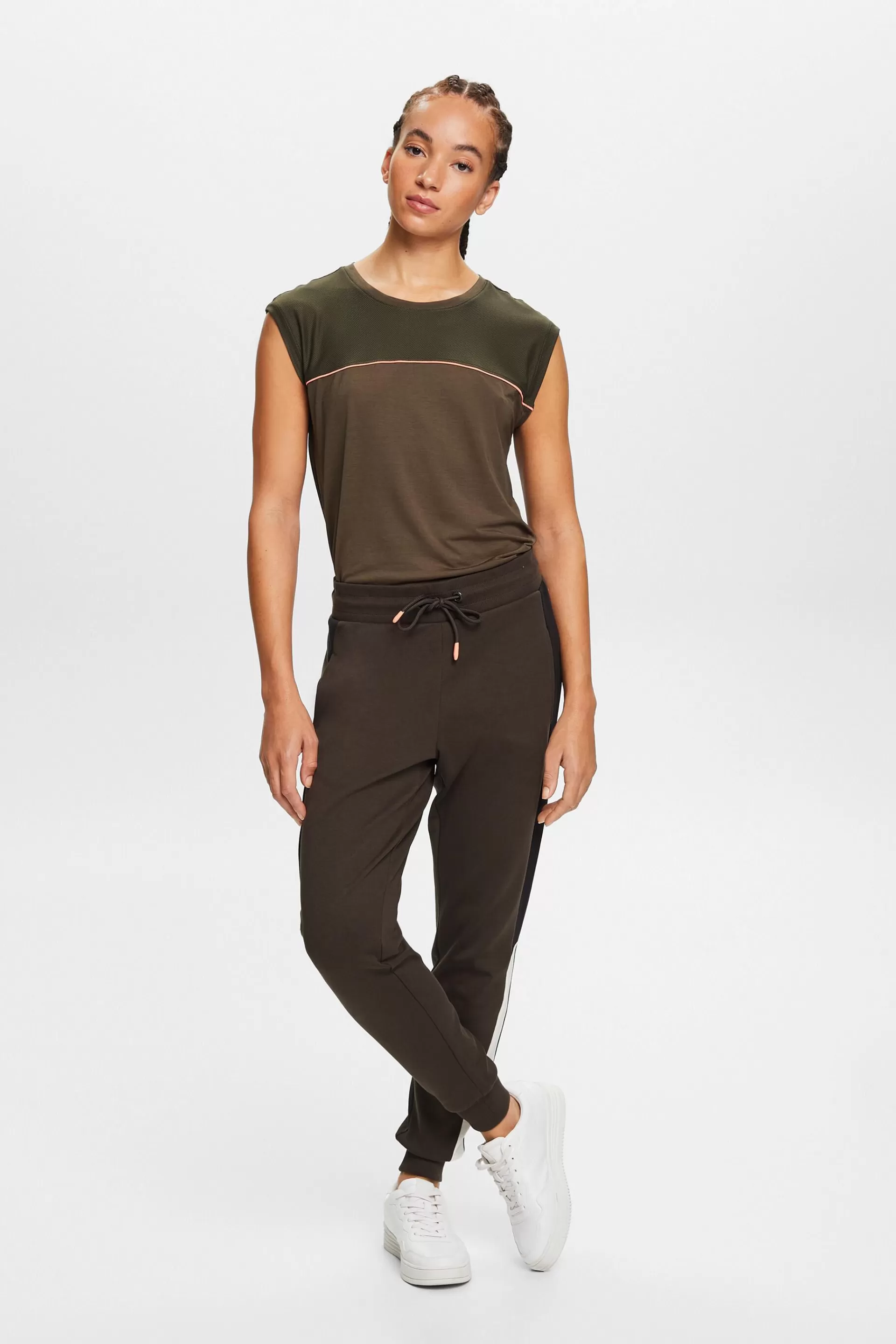 Schmale Jogginghose aus Baumwoll-Mix-ESPRIT Flash Sale