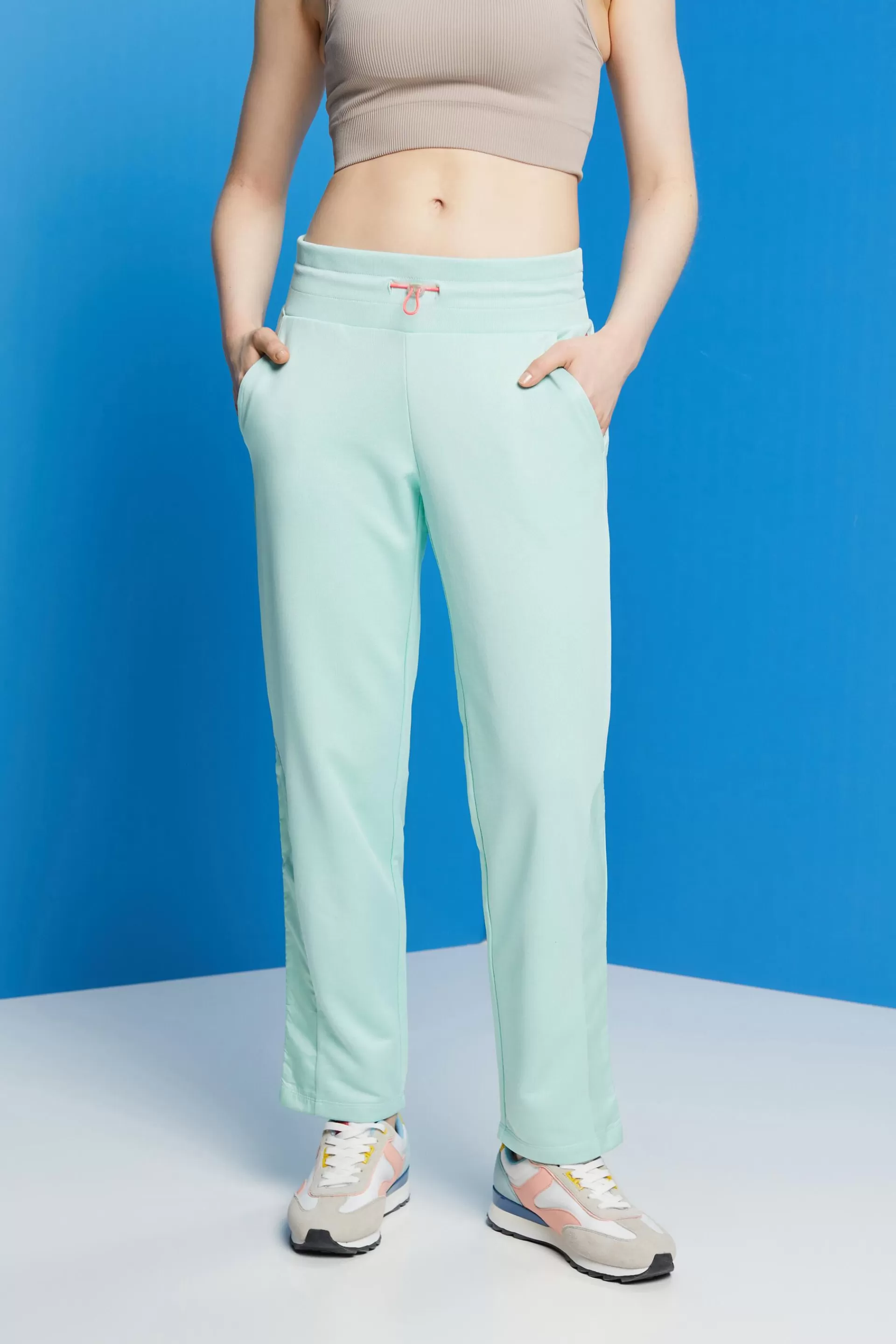 Schmale Jogginghose aus Baumwoll-Mix-ESPRIT Hot