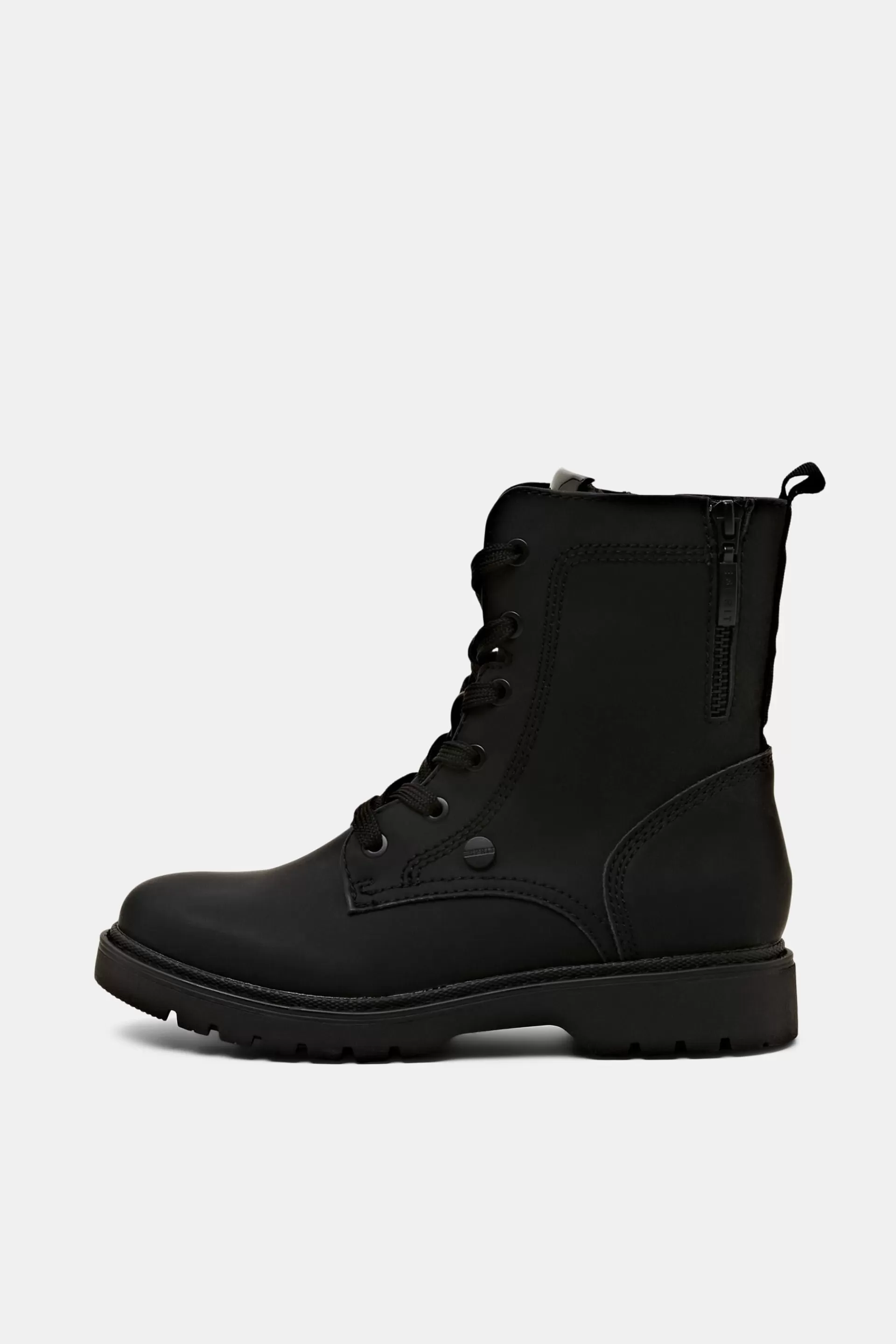 Schnürboots in Lederoptik-ESPRIT Best