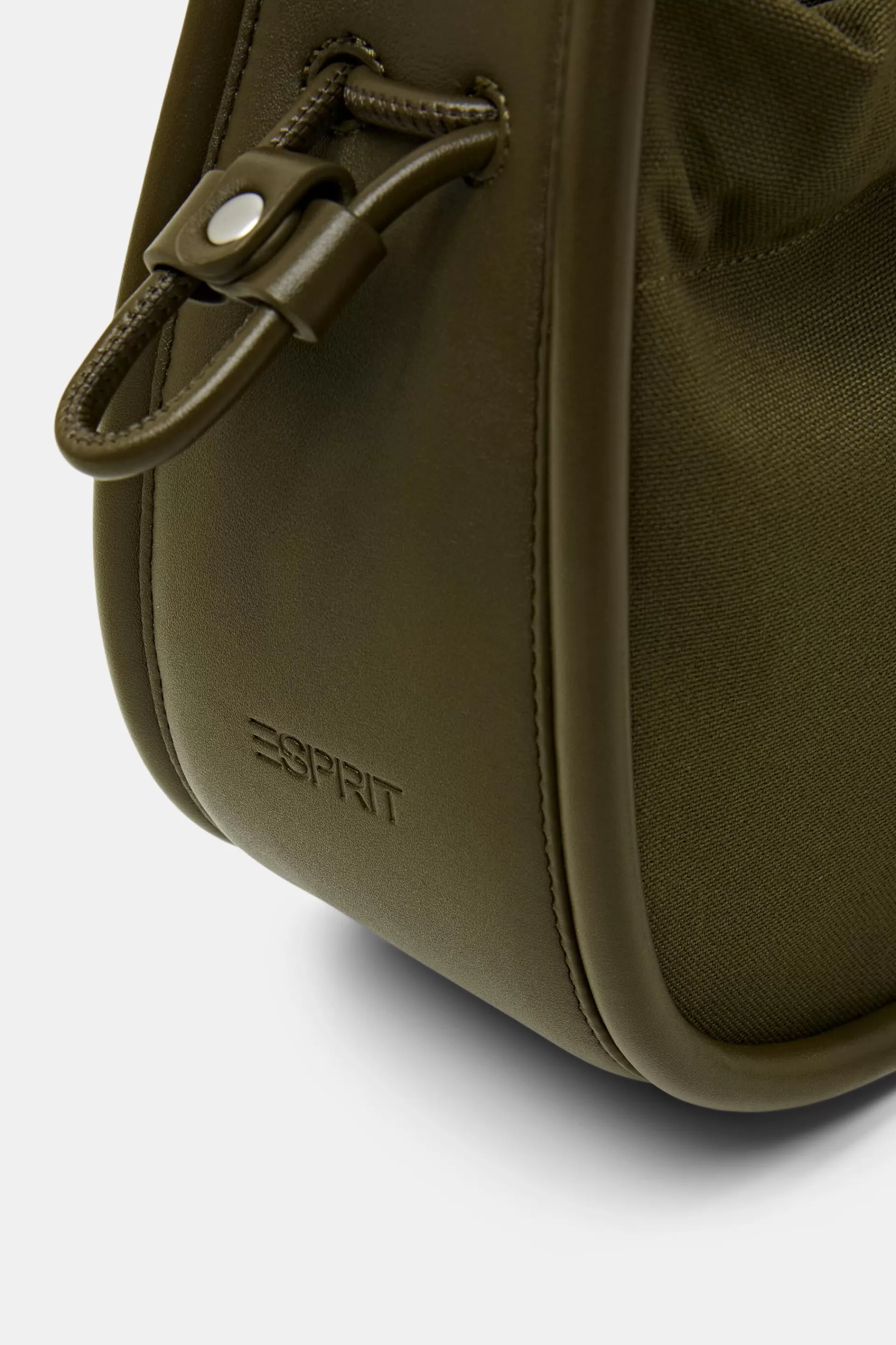 Schultertasche mit Details aus veganem Leder-ESPRIT Cheap