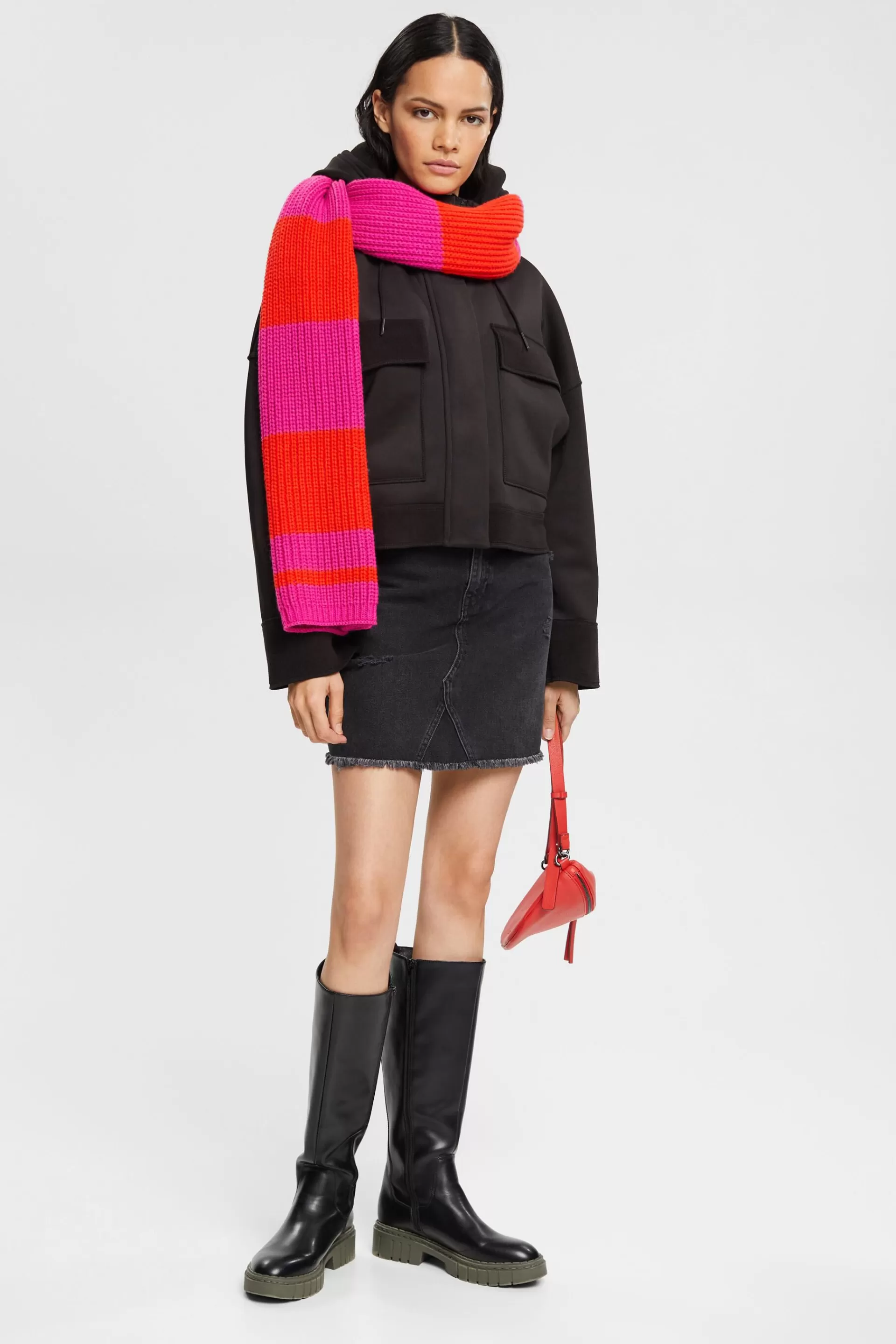 Scuba-Jacke mit Kapuze-ESPRIT Outlet