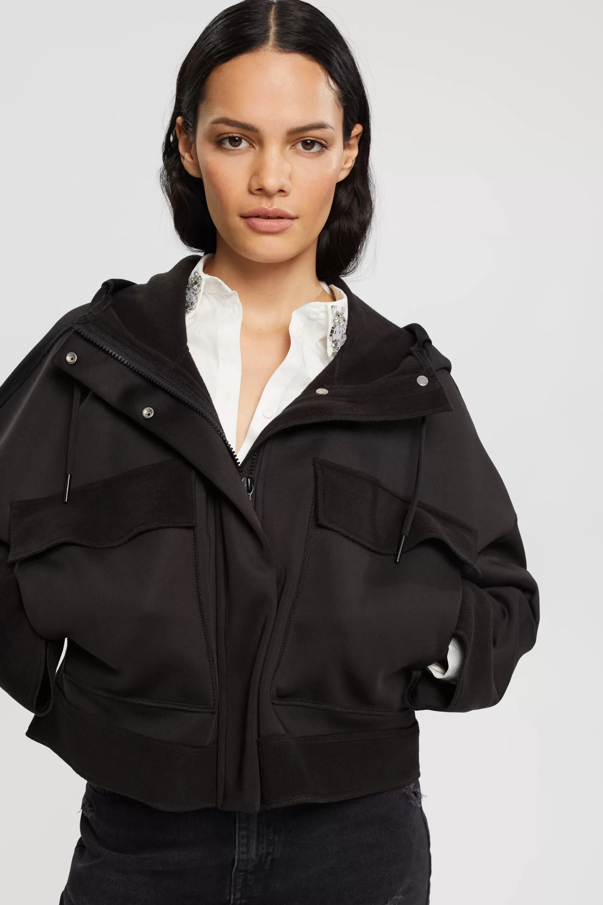 Scuba-Jacke mit Kapuze-ESPRIT Outlet
