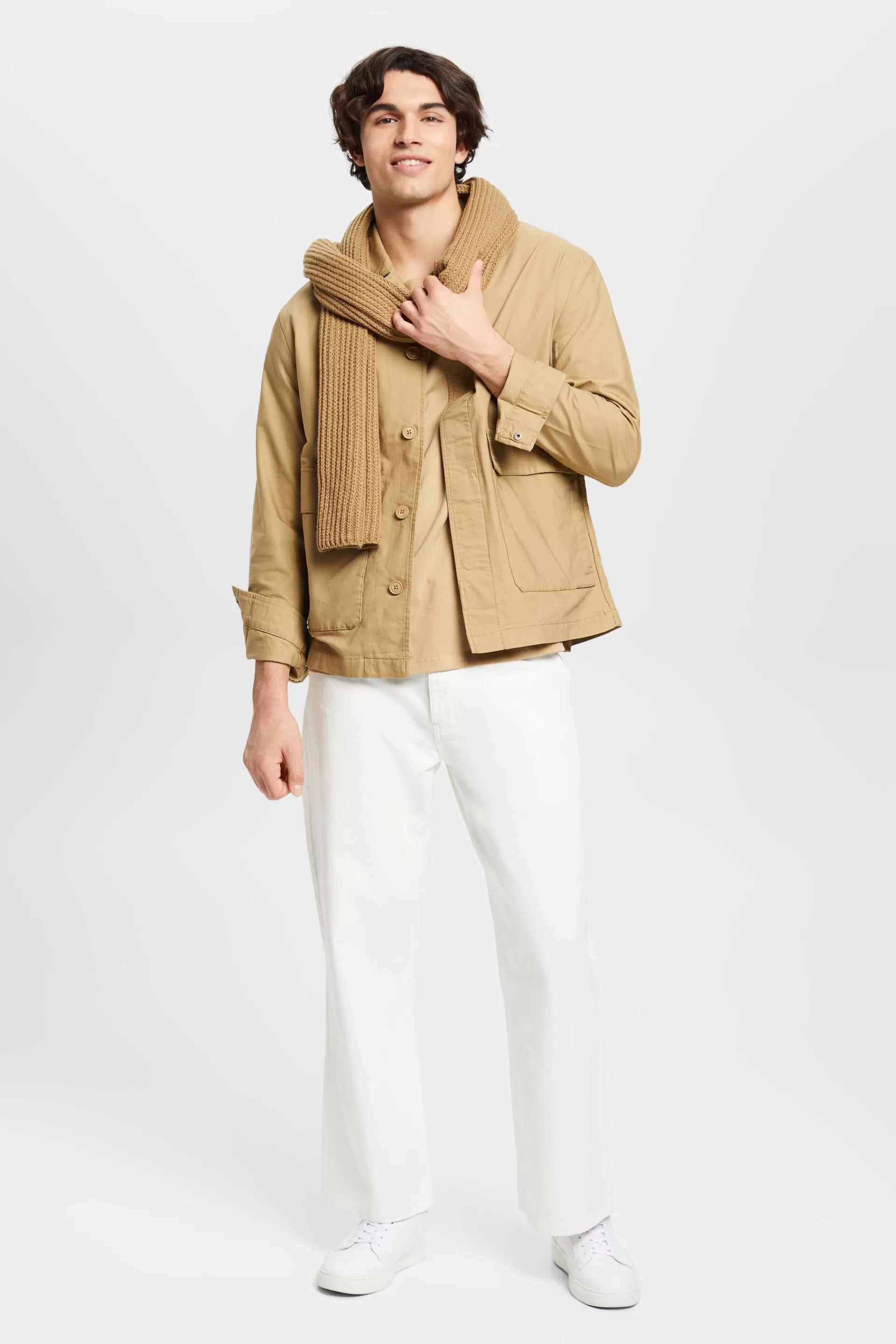 Shacket mit Pattentaschen-ESPRIT Sale