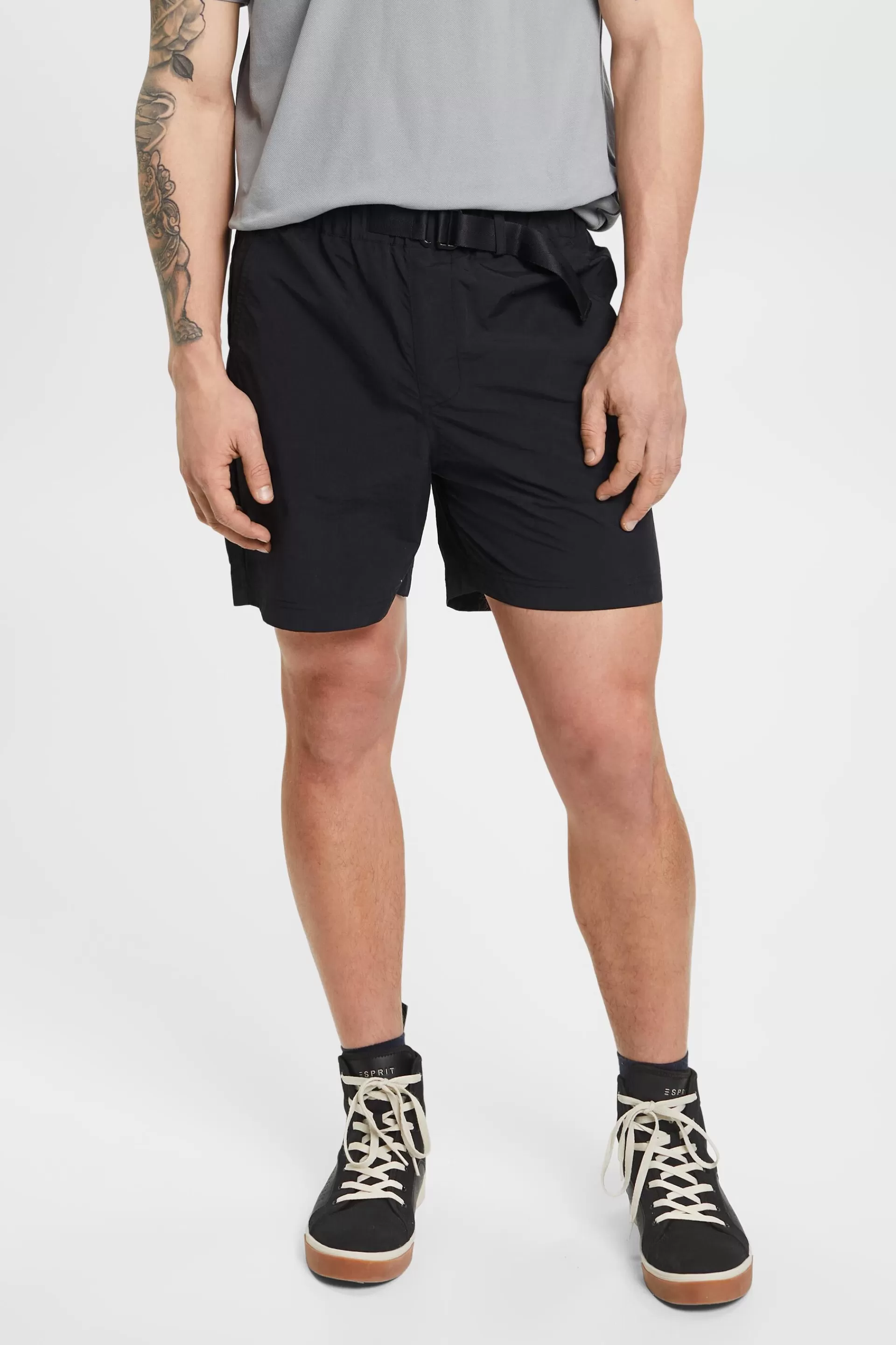 Shorts mit integriertem Gürtel-ESPRIT Cheap