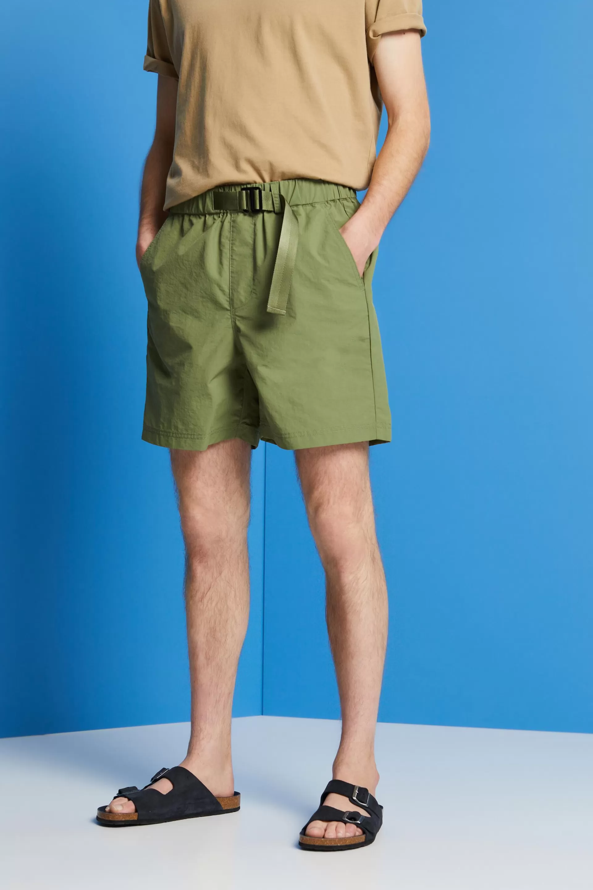 Shorts mit integriertem Gürtel-ESPRIT Shop