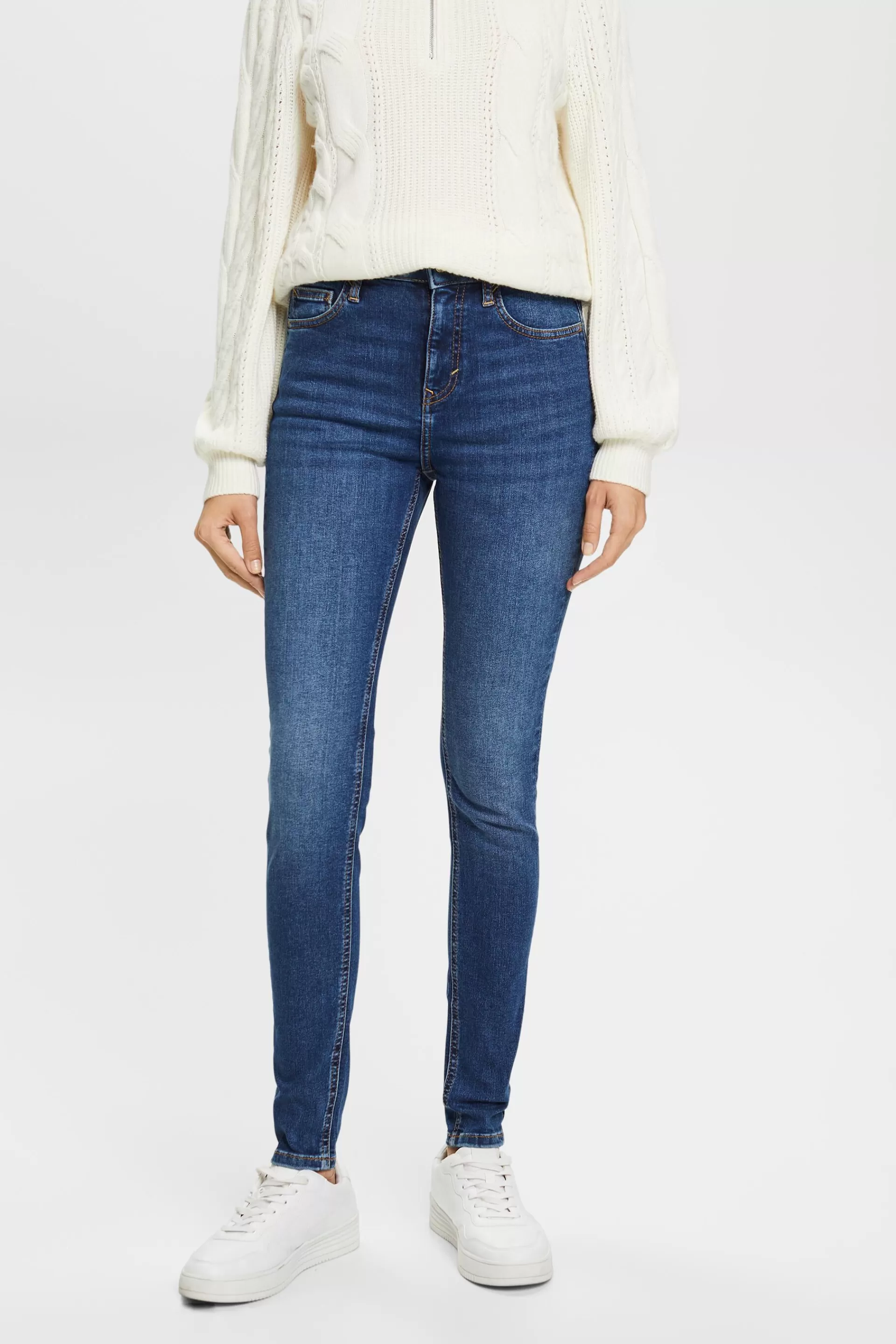 Skinny Jeans mit hohem Bund-ESPRIT Store
