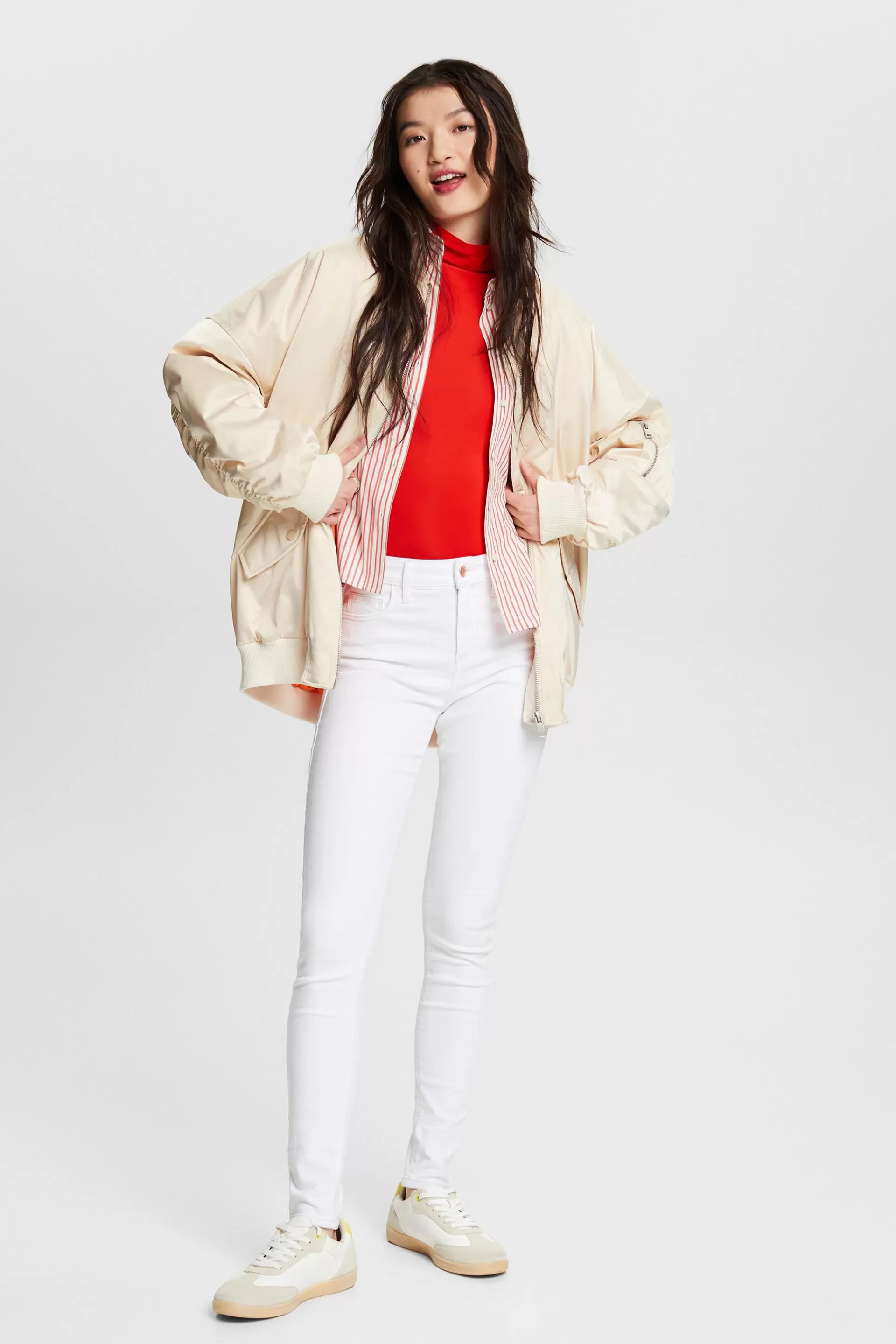 Skinny Jeans mit hohem Bund-ESPRIT Clearance