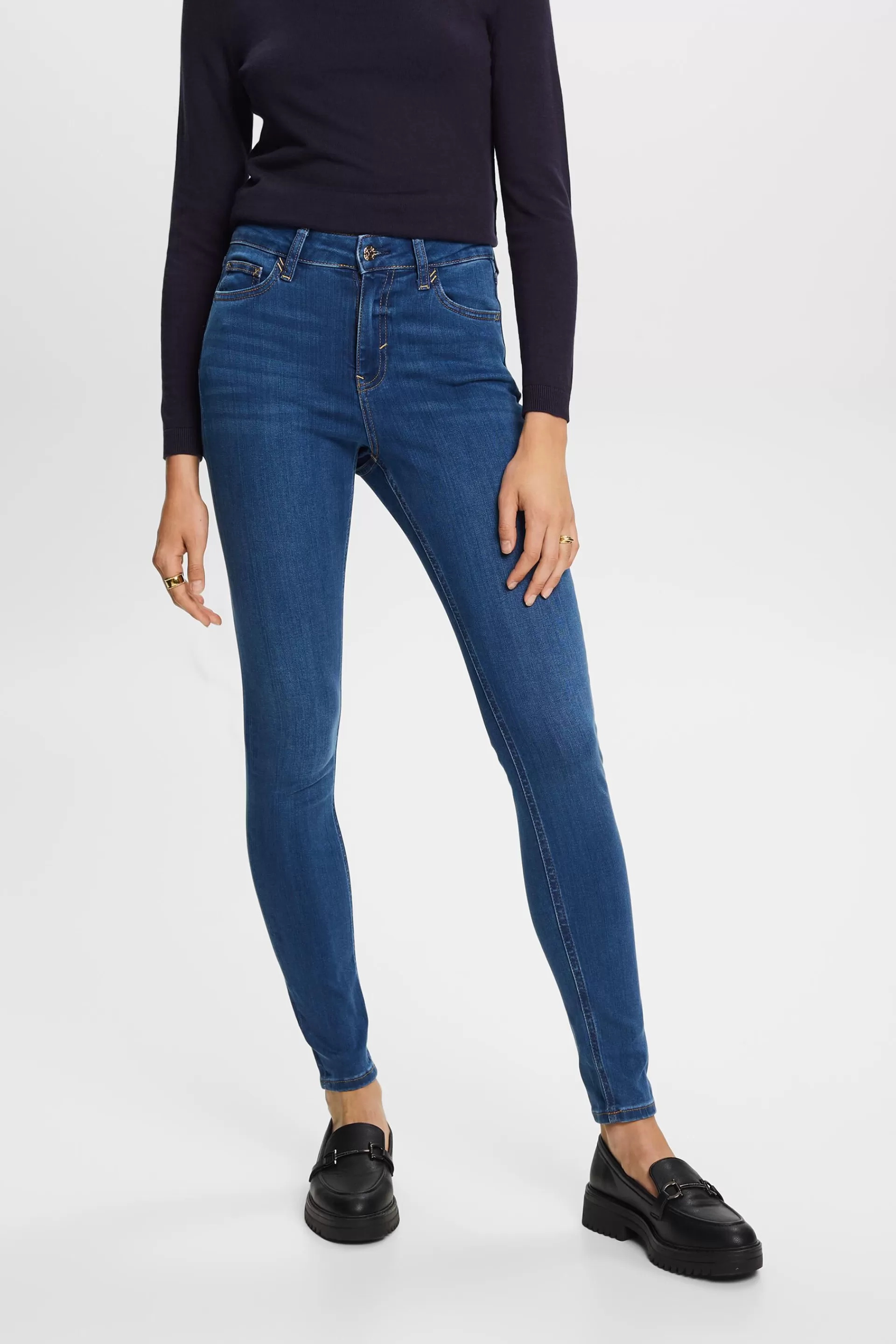 Skinny Jeans mit hohem Bund-ESPRIT Outlet