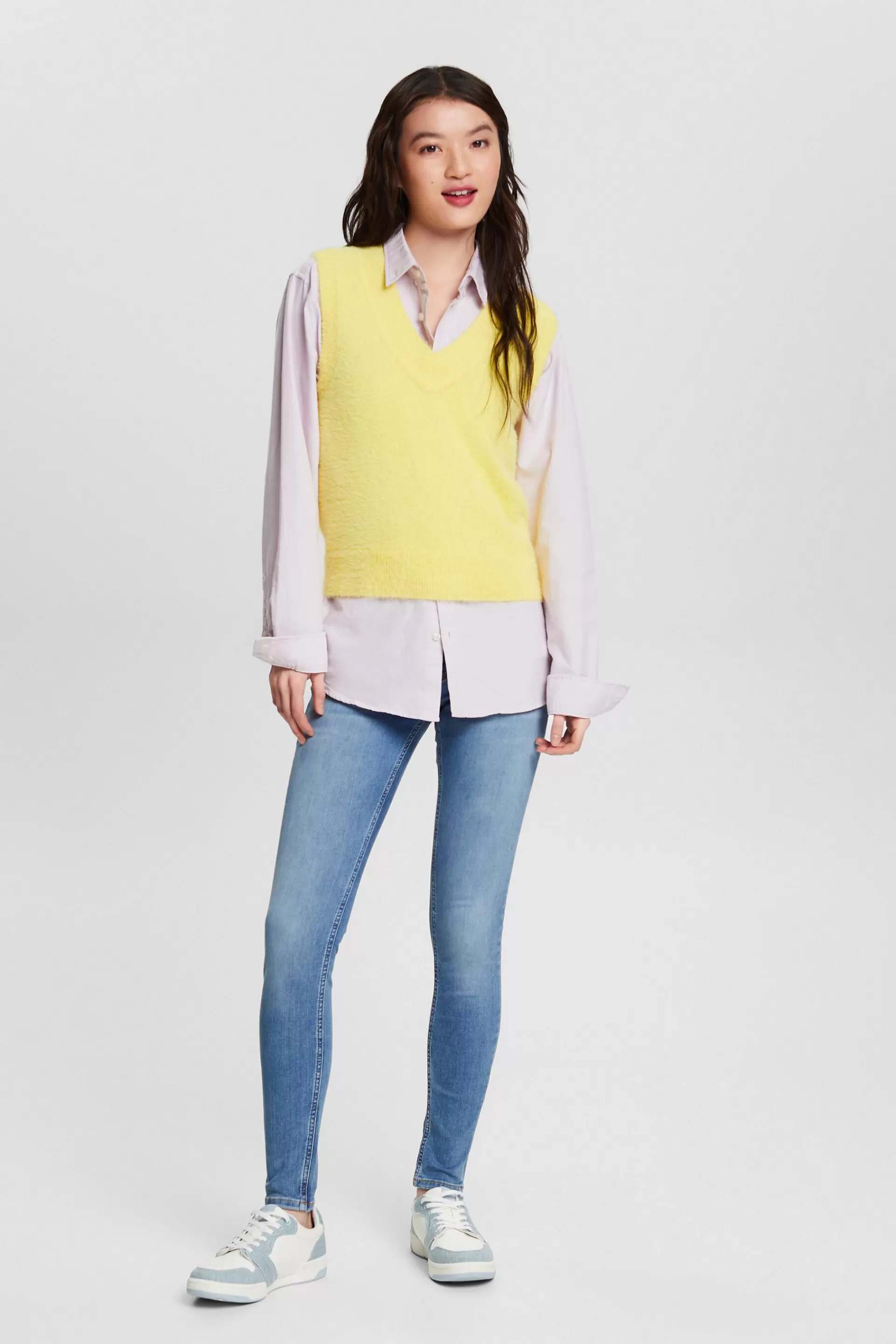Skinny Jeans mit mittlerer Bundhöhe-ESPRIT Cheap