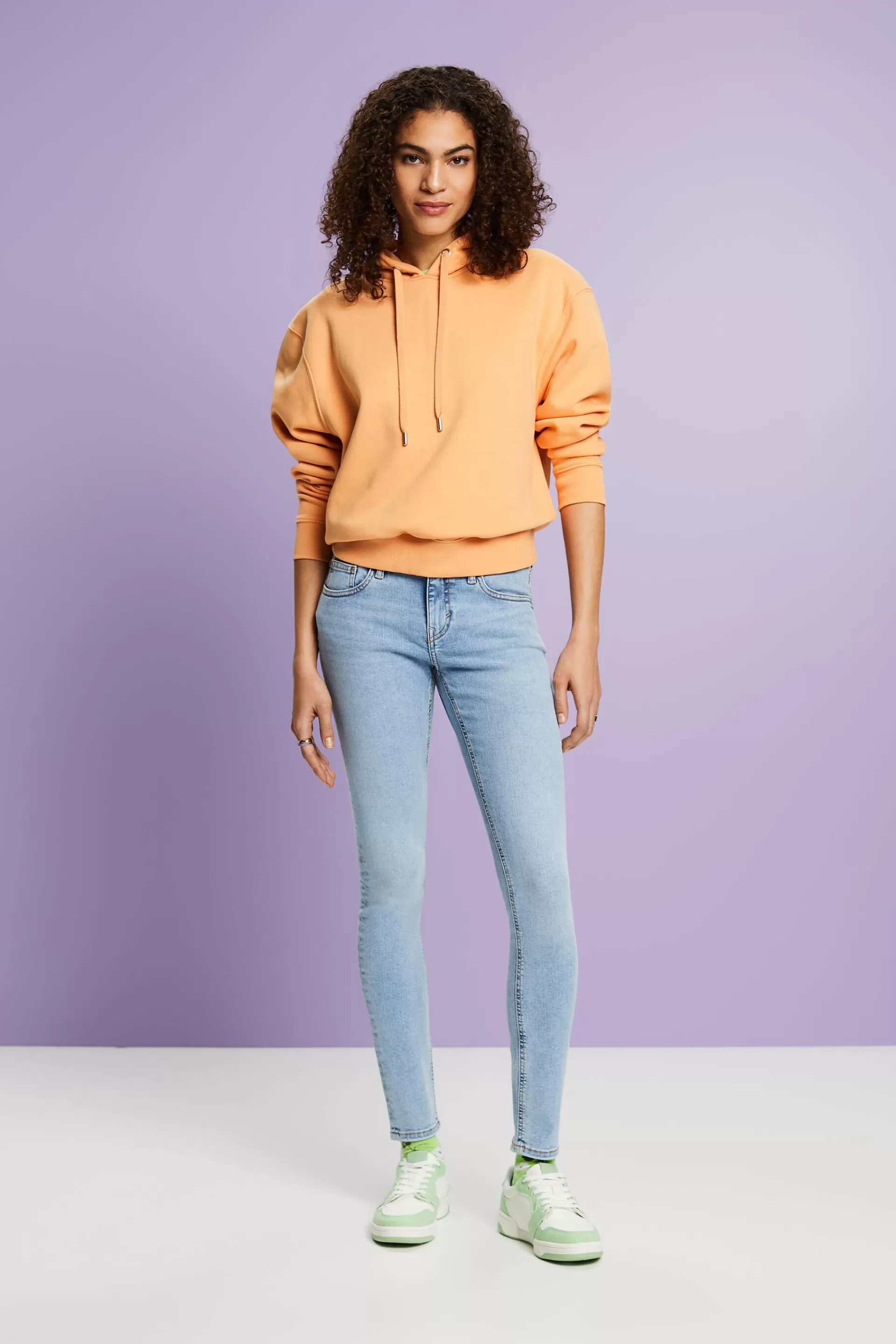 Skinny Jeans mit mittlerer Bundhöhe-ESPRIT Cheap