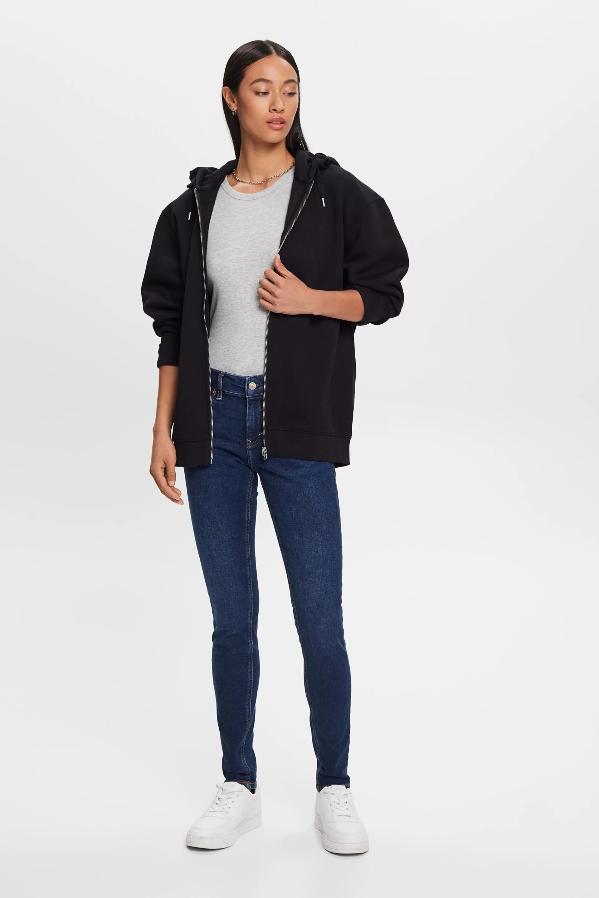 Skinny Jeans mit mittlerer Bundhöhe-ESPRIT Clearance