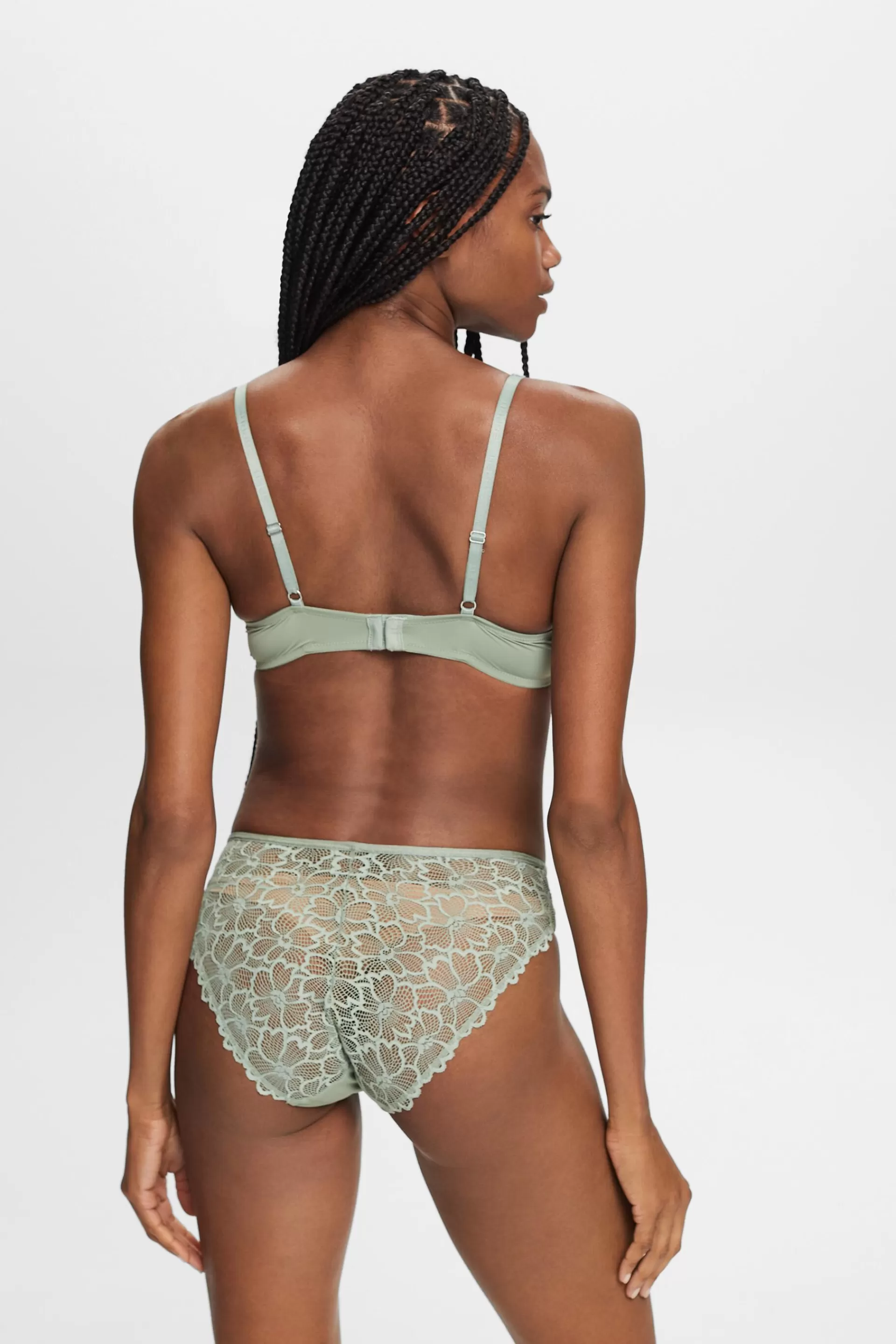 Slip aus floraler Spitze-ESPRIT New