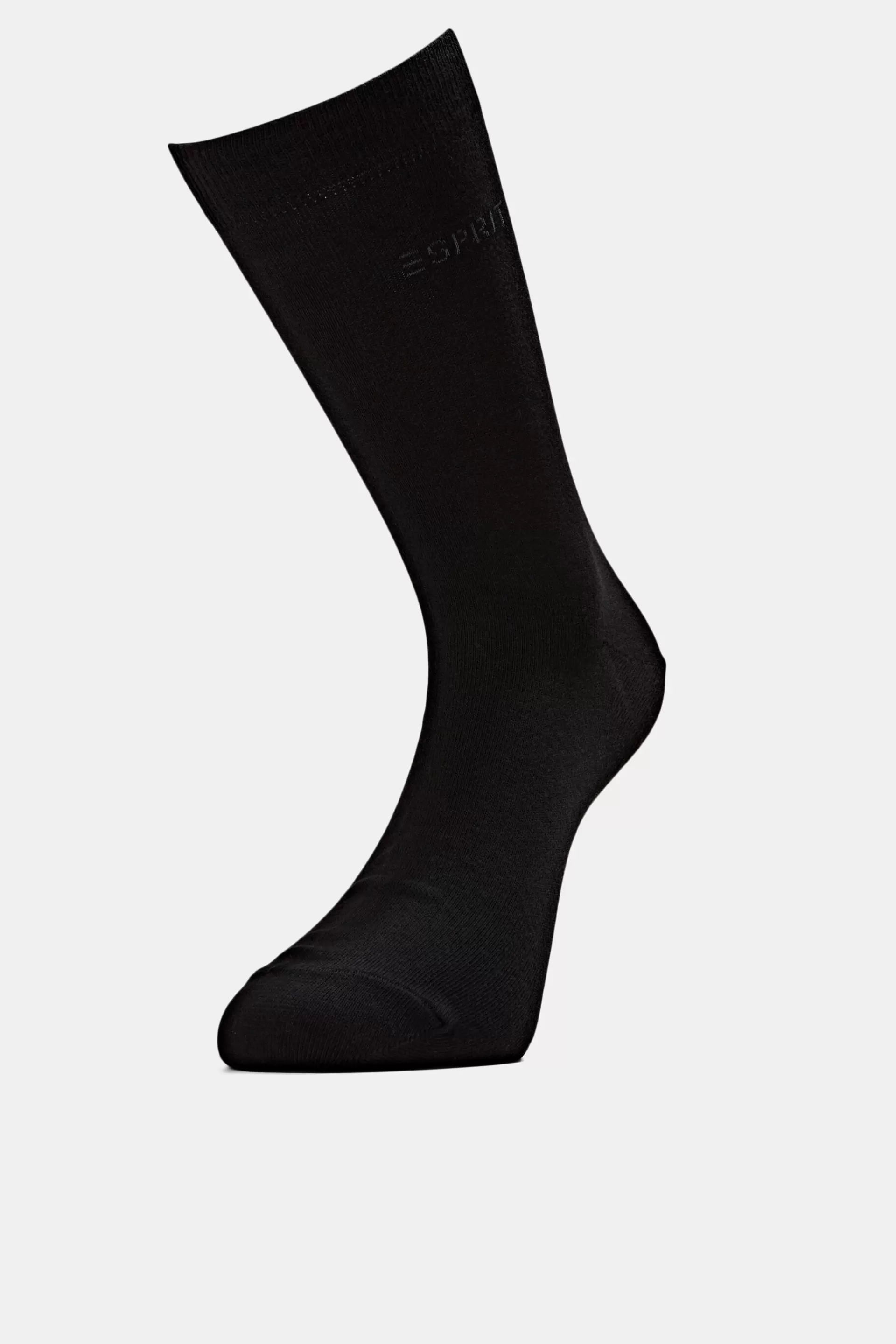 Socken im Doppelpack mit eingestricktem Logo, Bio-Baumwolle-ESPRIT Sale