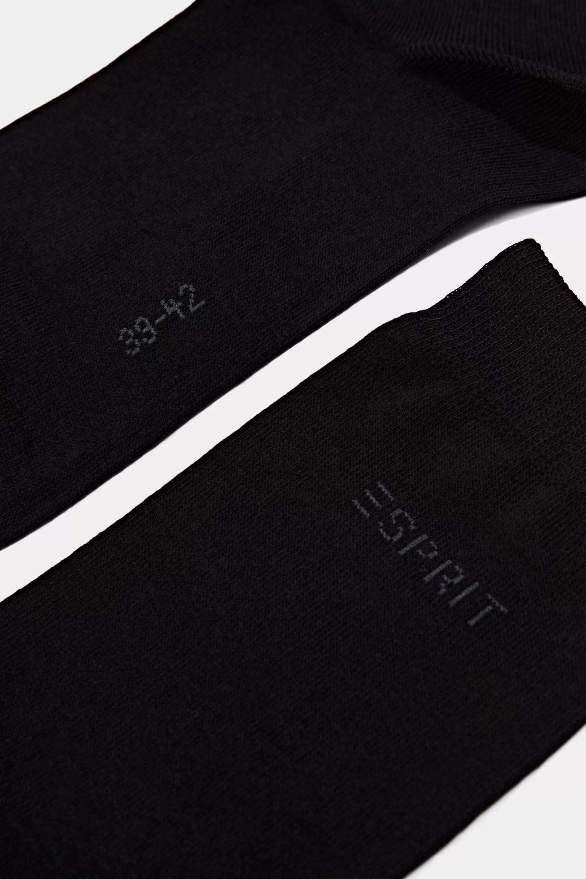 Socken im Doppelpack mit eingestricktem Logo, Bio-Baumwolle-ESPRIT Sale