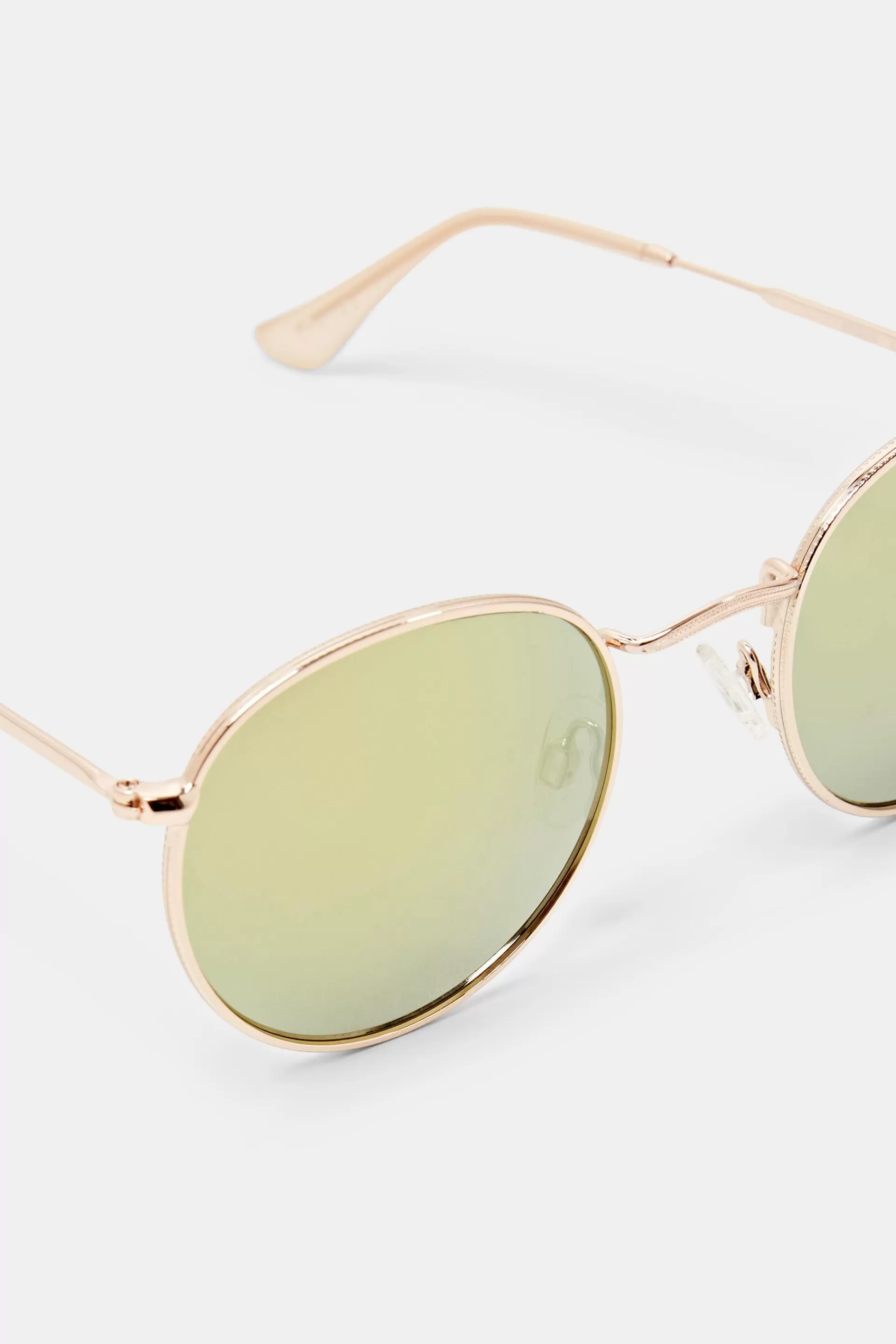 Sonnenbrille mit runden, verspiegelten Gläsern-ESPRIT Store