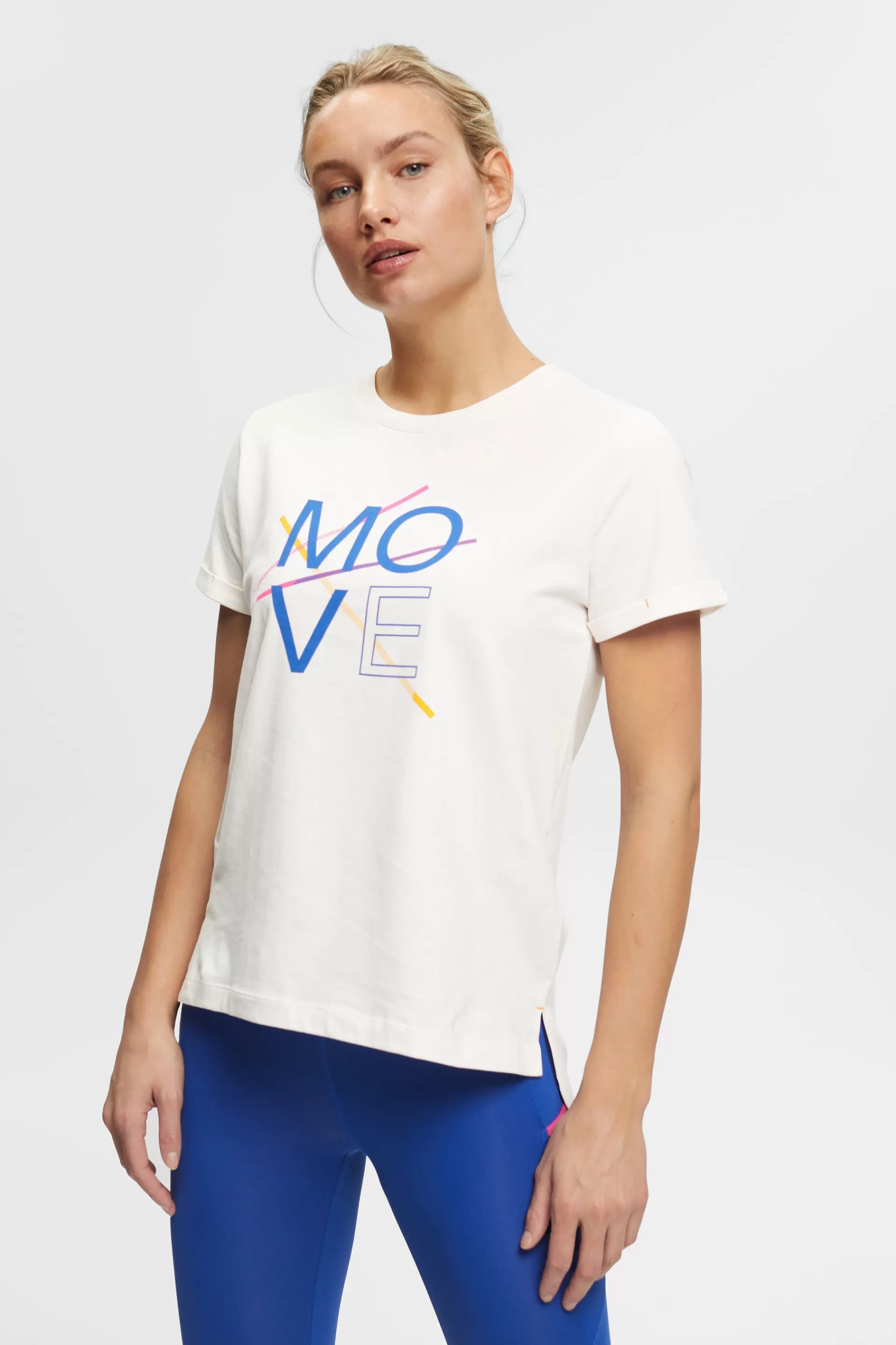 Sportives T-Shirt aus Baumwolle-ESPRIT Cheap