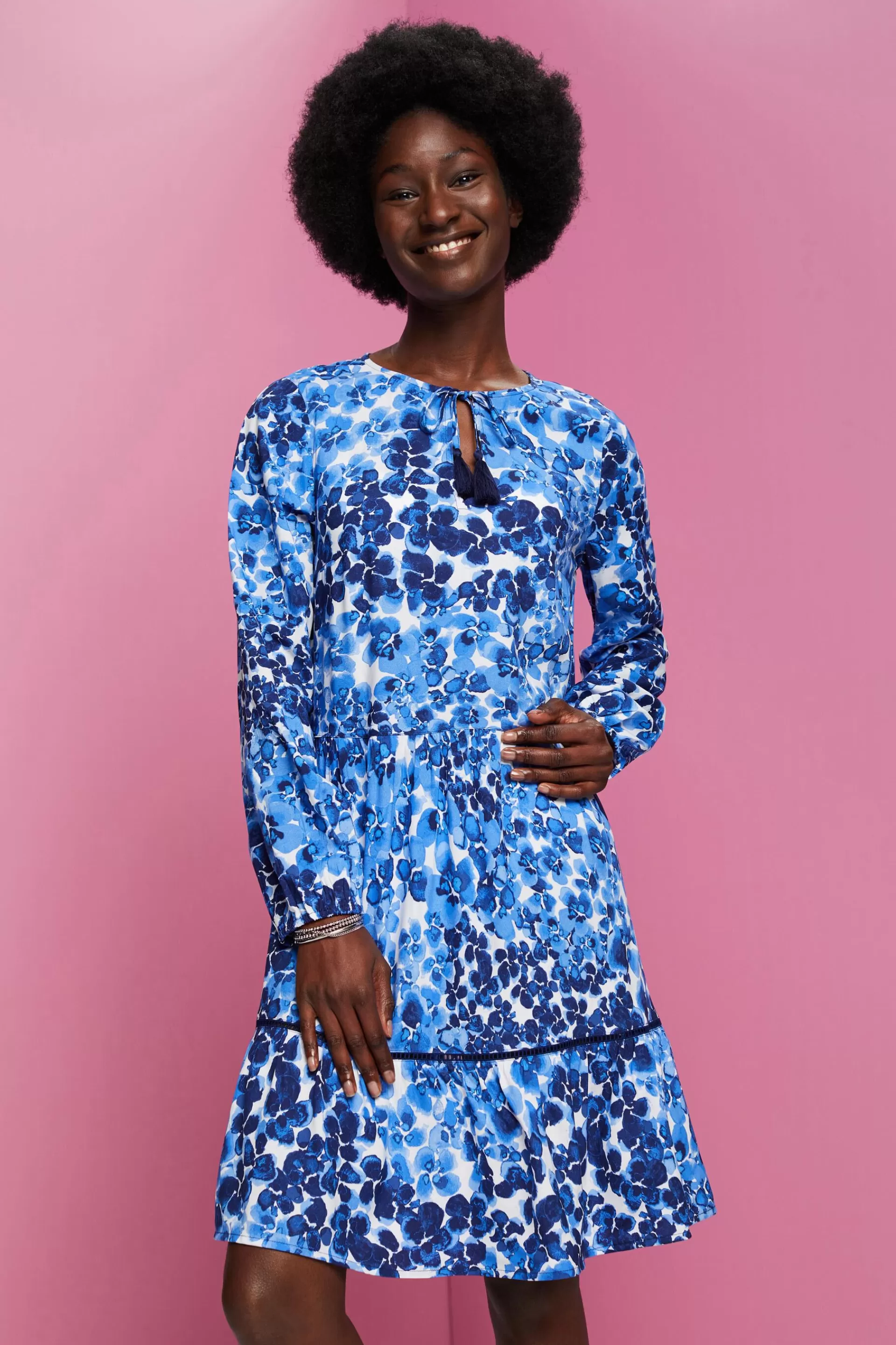 Strandkleid, LENZING™ ECOVERO™-ESPRIT Discount