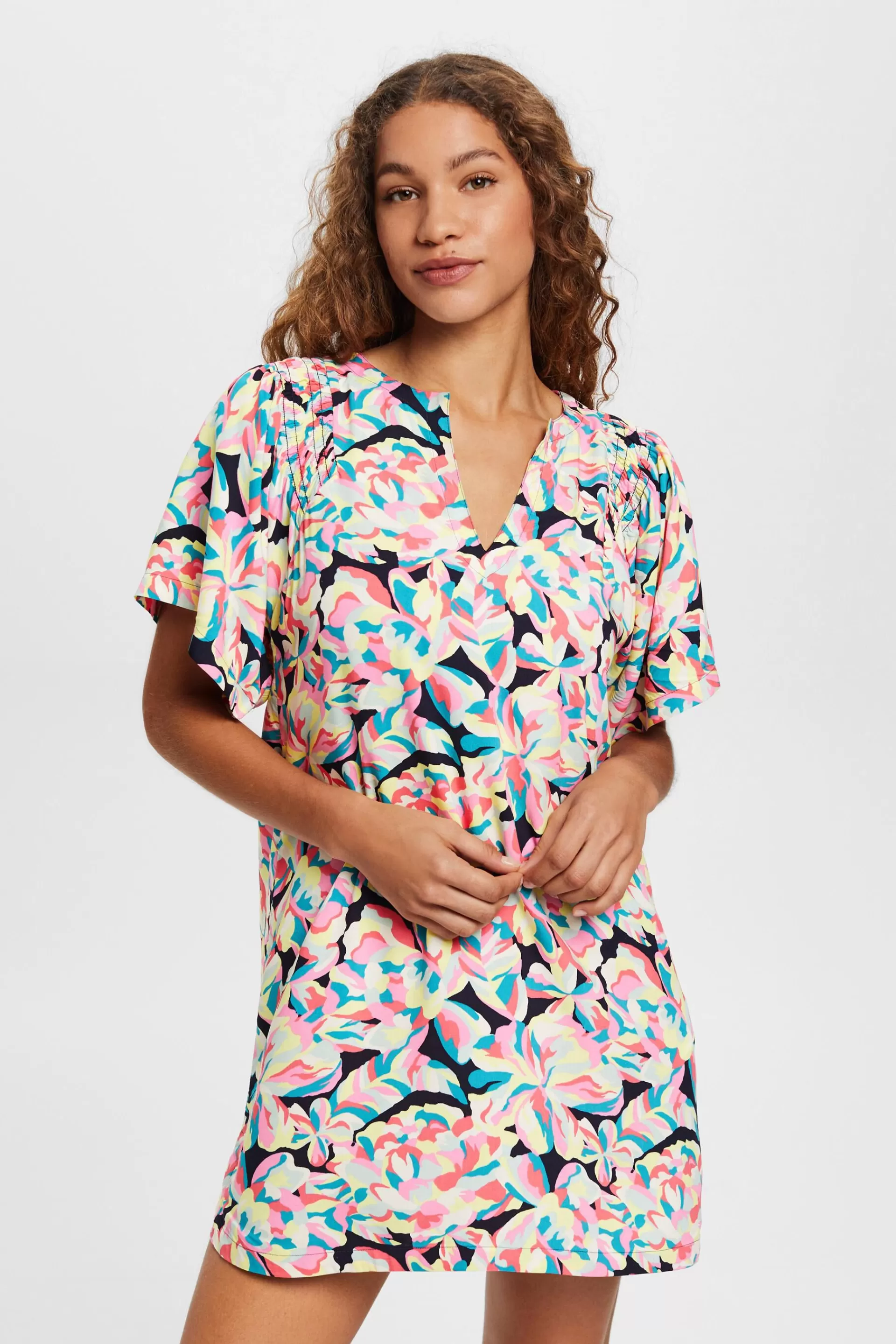 Strandtunika mit floralem Muster-ESPRIT Cheap