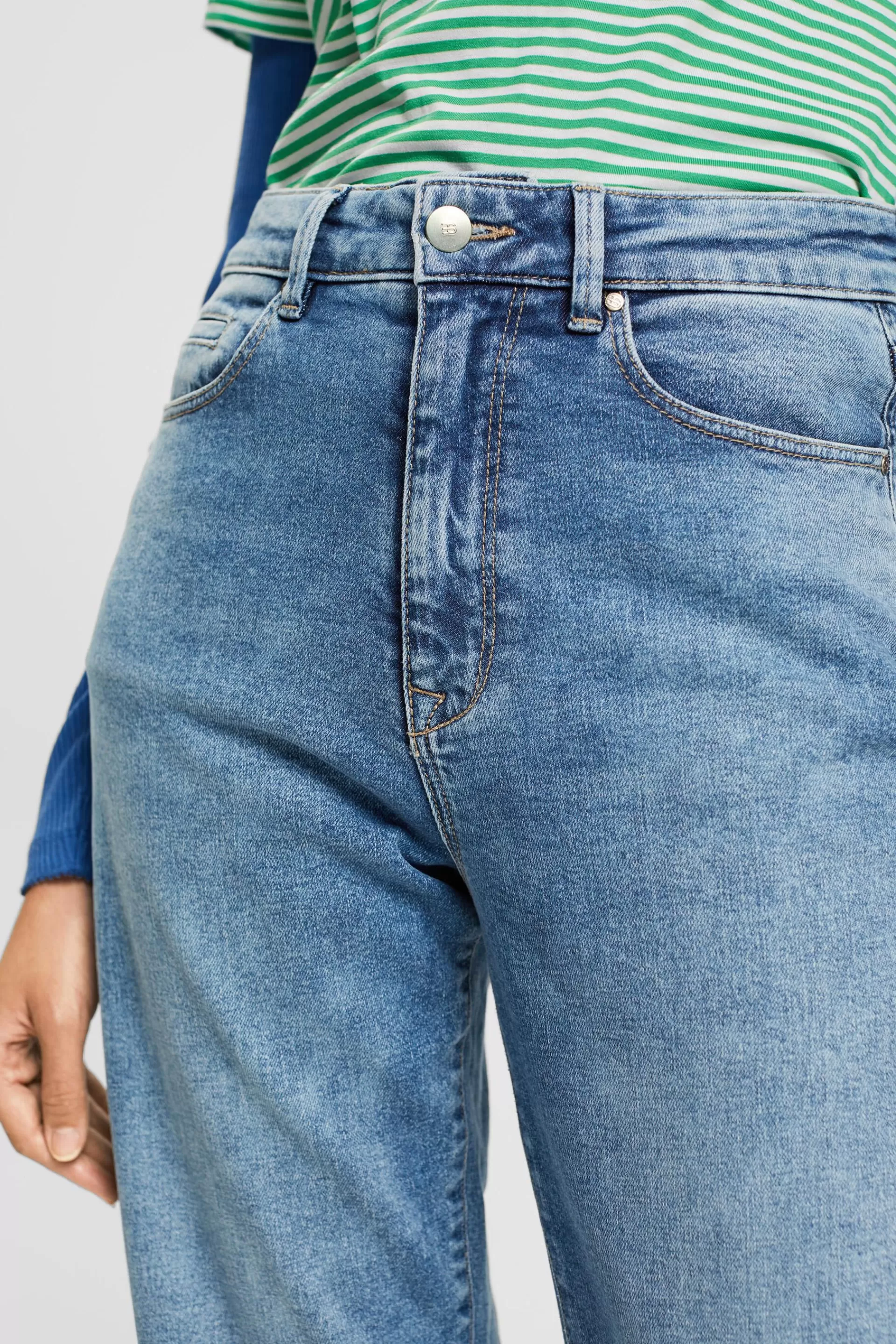 Stretch-Jeans aus Bio-Baumwolle-ESPRIT Store