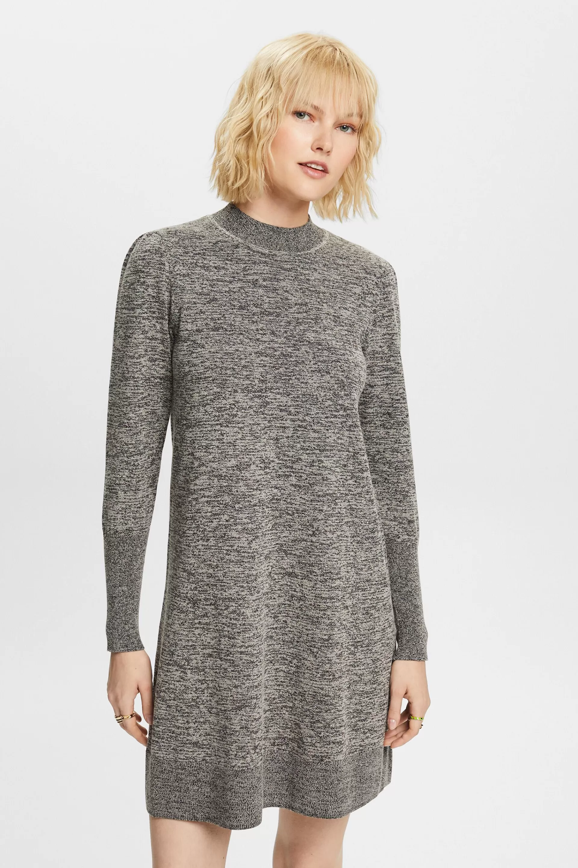 Strick-Minikleid in A-Linie-ESPRIT Outlet