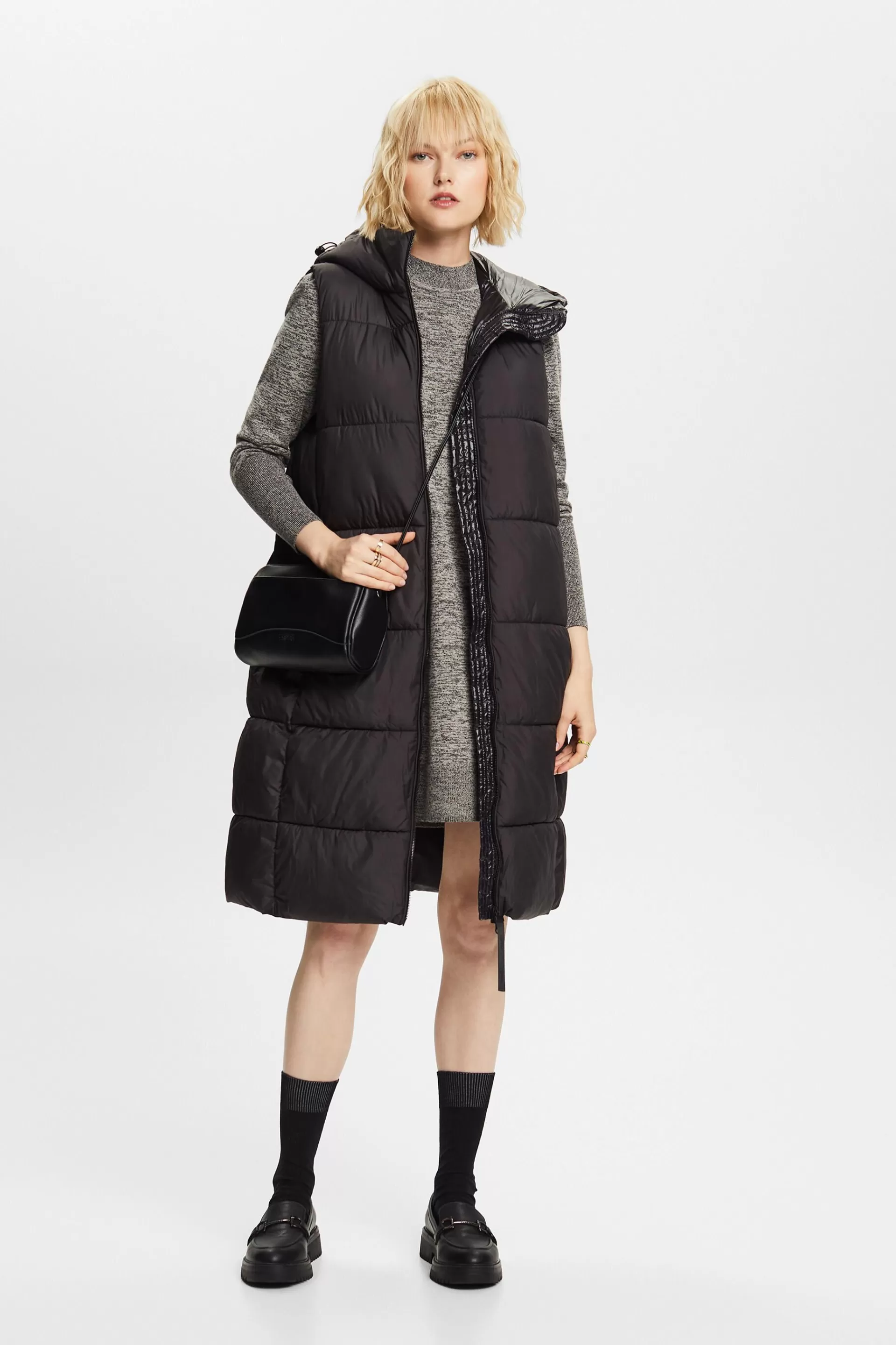 Strick-Minikleid in A-Linie-ESPRIT Outlet