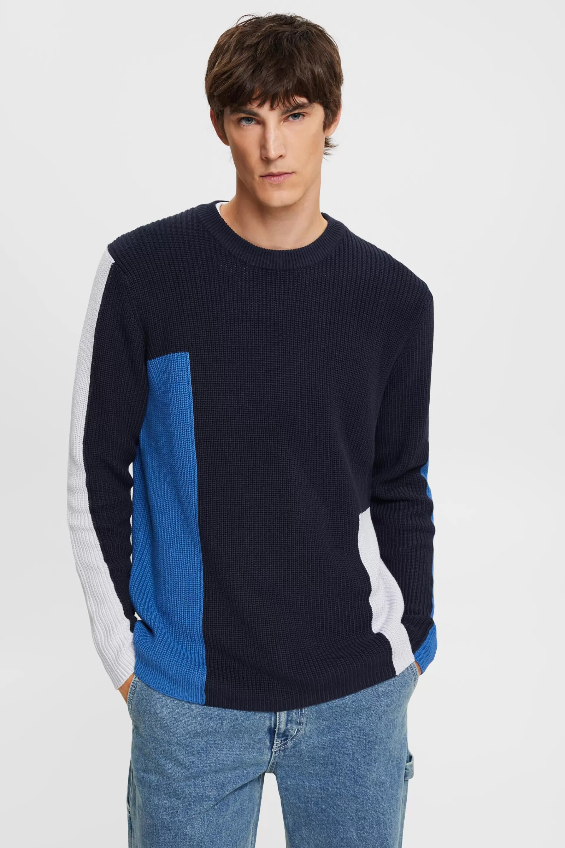 Strickpullover im Colorblock-Design-ESPRIT Flash Sale