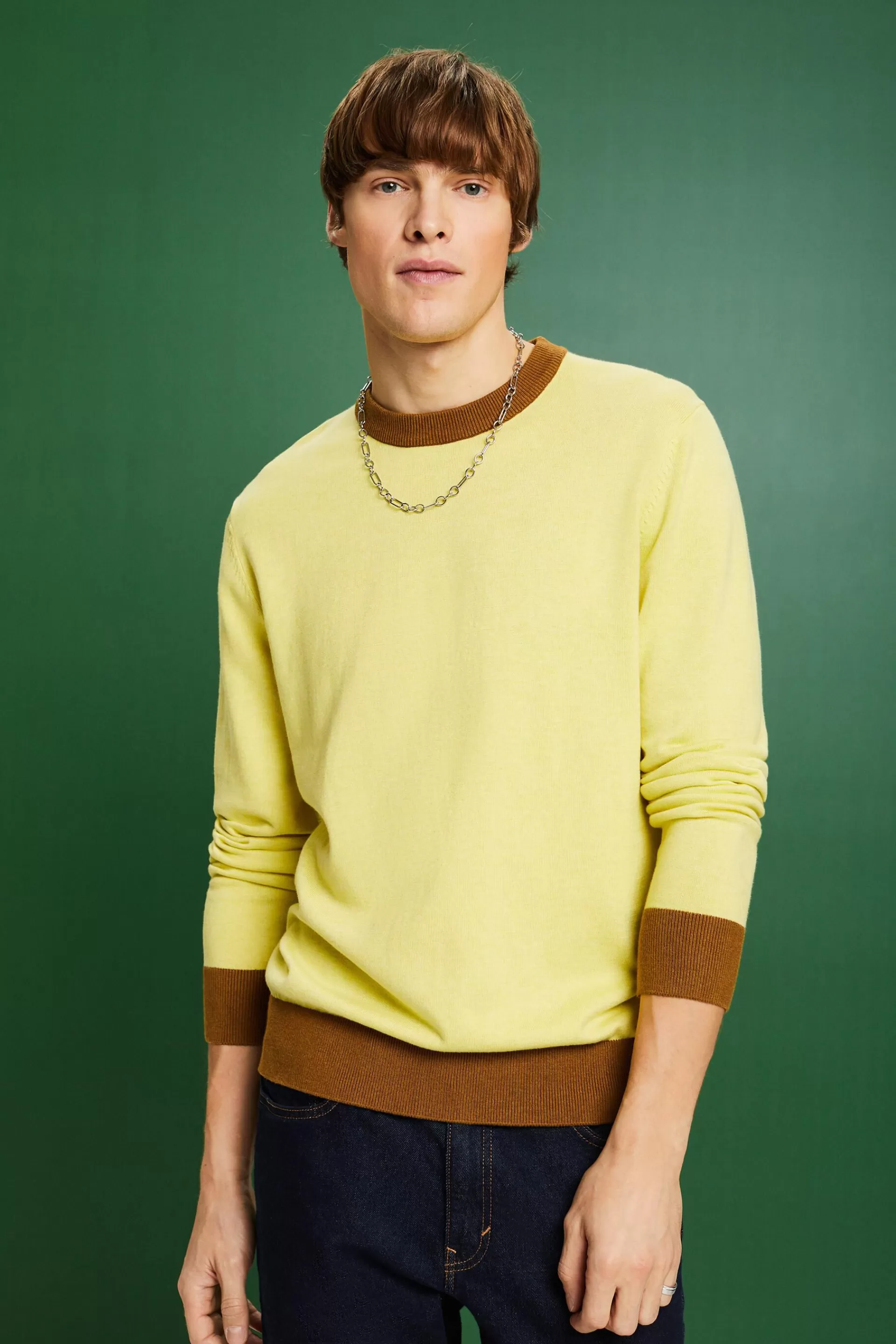 Strickpullover mit Rundhalsausschnitt-ESPRIT Flash Sale