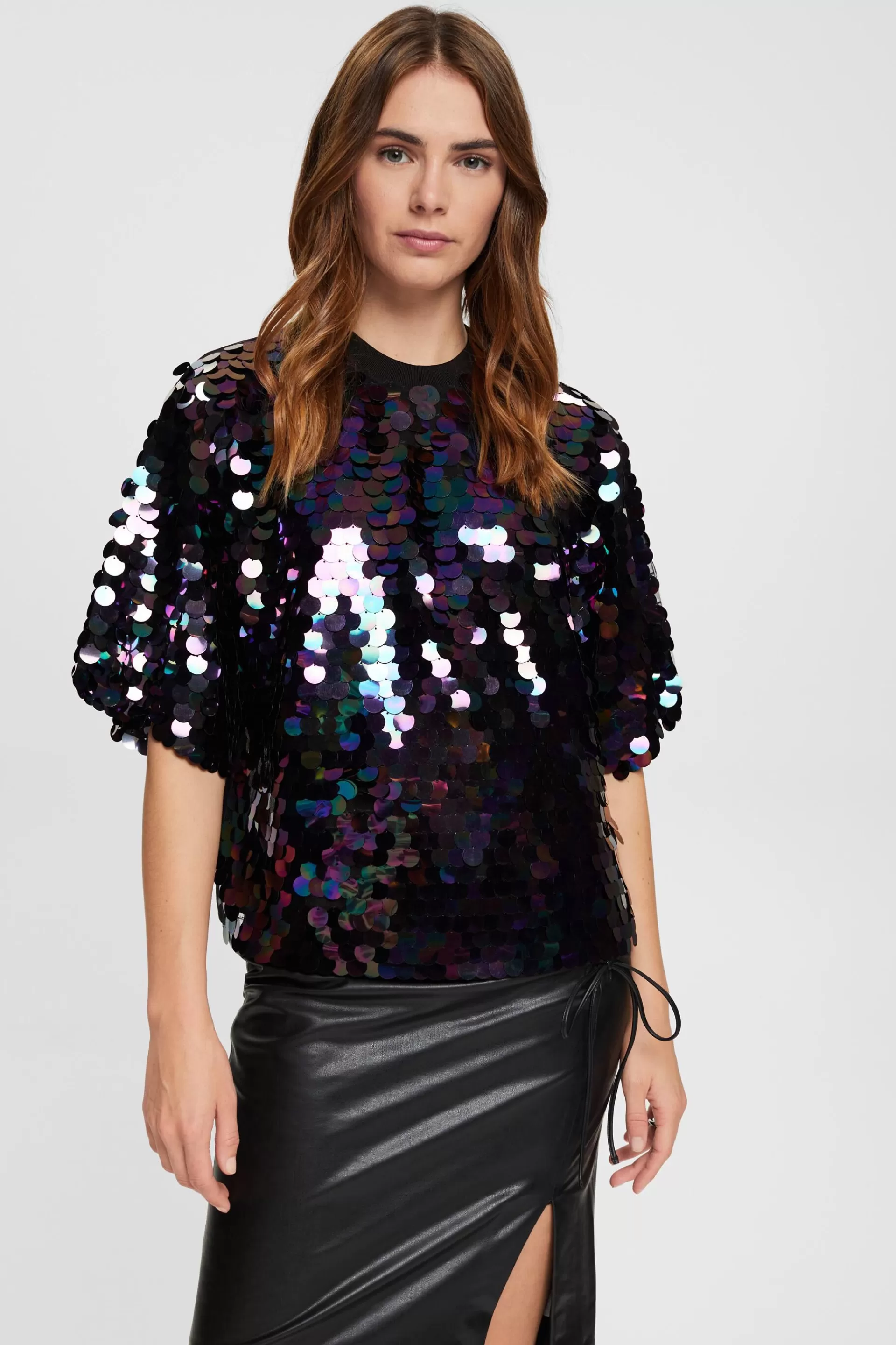 Top mit Pailletten-ESPRIT Best
