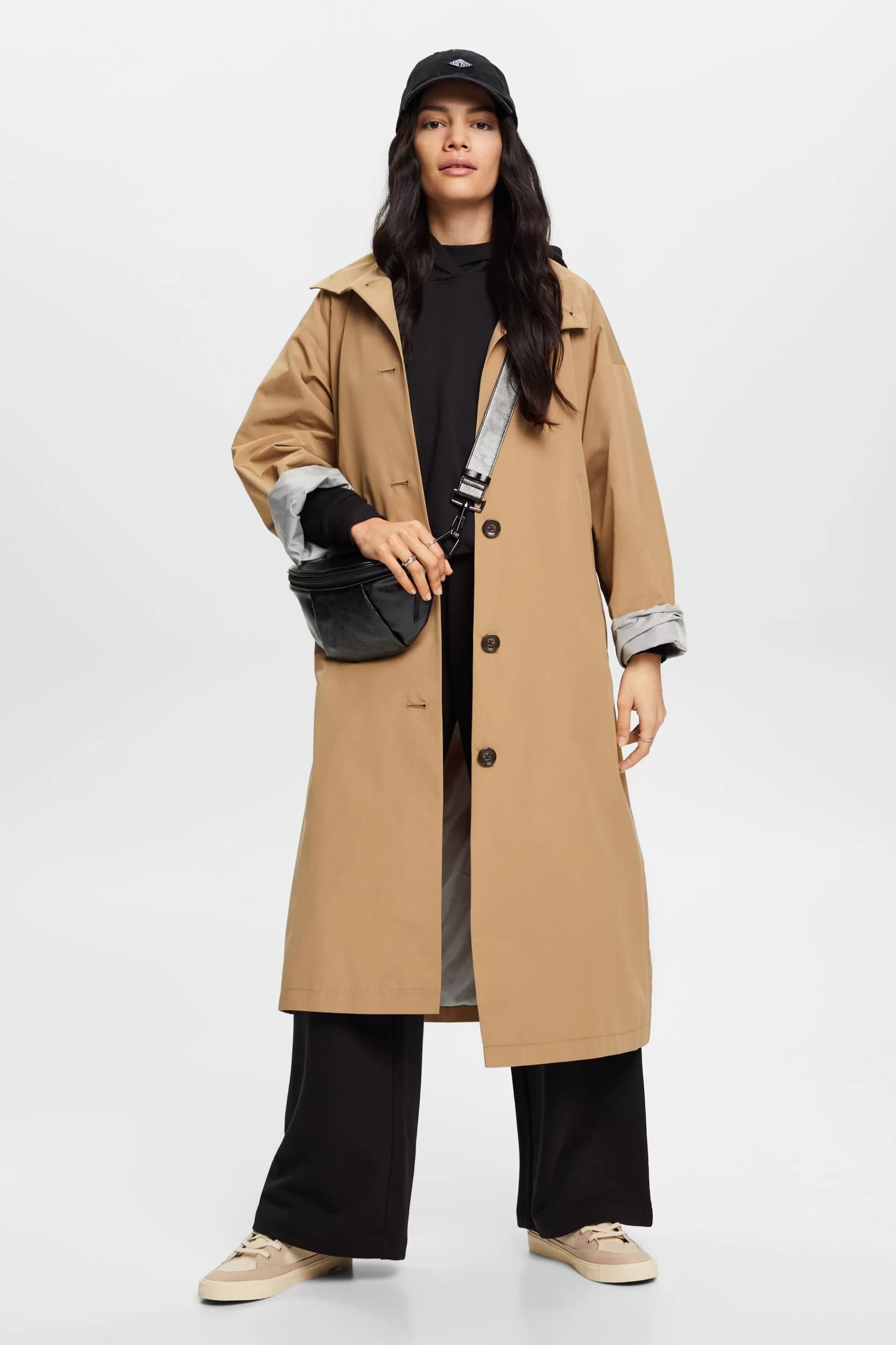 Trenchcoat in Oversized-Passform-ESPRIT Cheap
